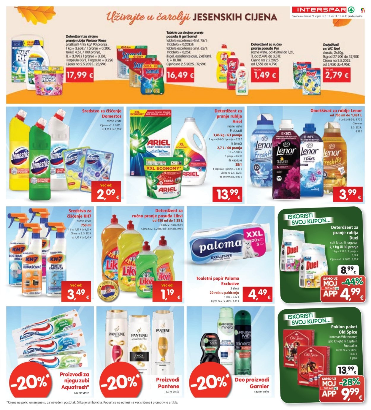 INTERSPAR katalog - Od srijede 05.11.2025.