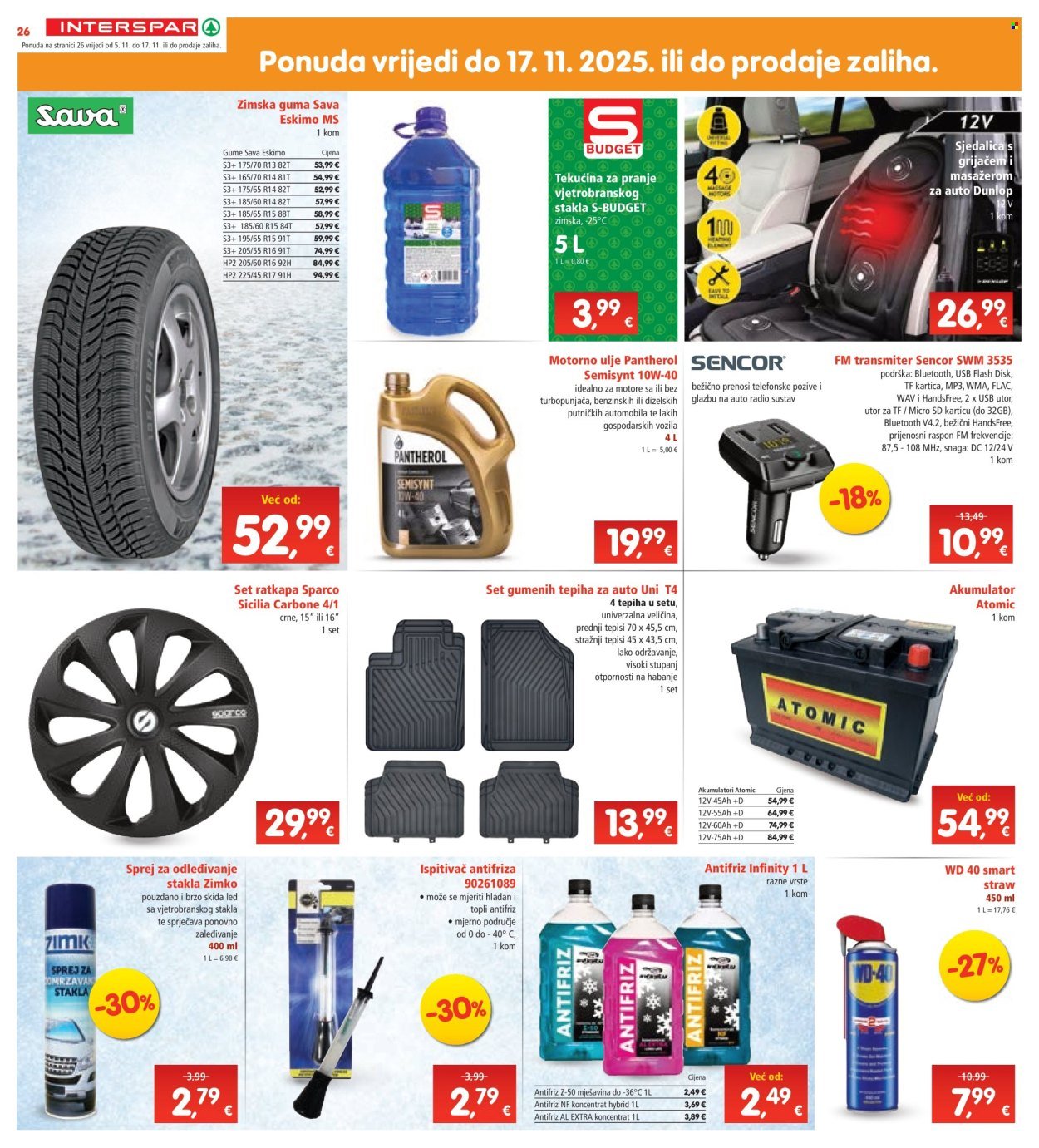 INTERSPAR katalog - Od srijede 05.11.2025.