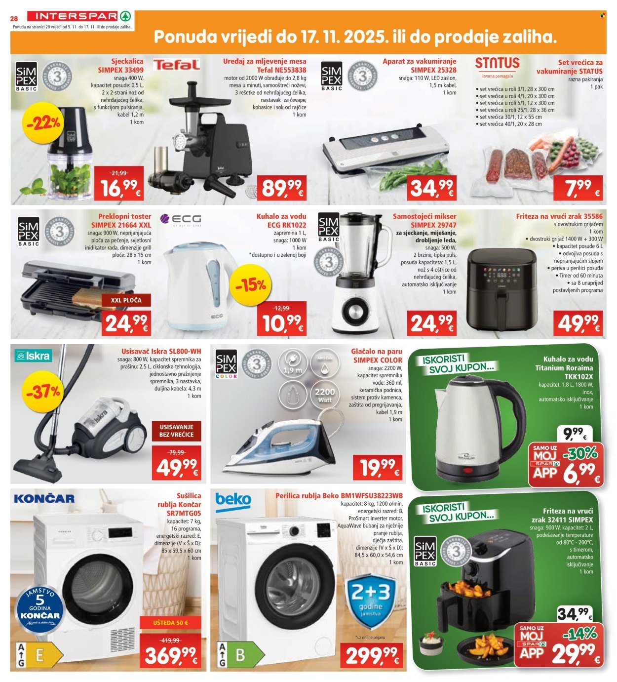 INTERSPAR katalog - Od srijede 05.11.2025.
