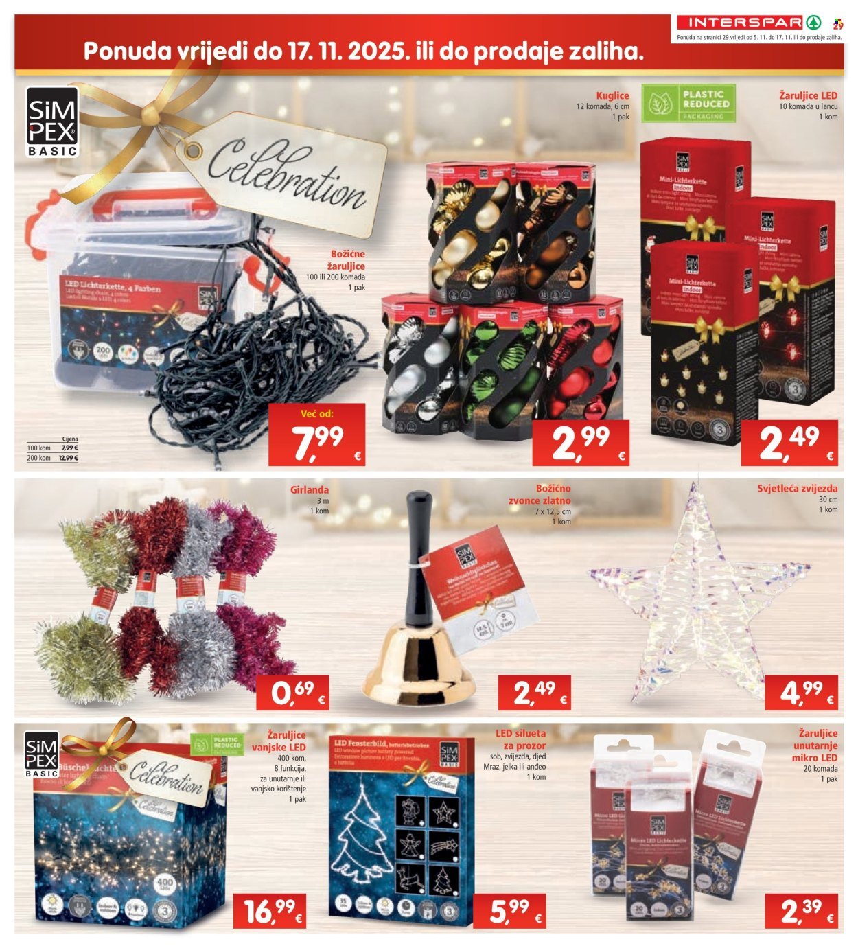 INTERSPAR katalog - Od srijede 05.11.2025.