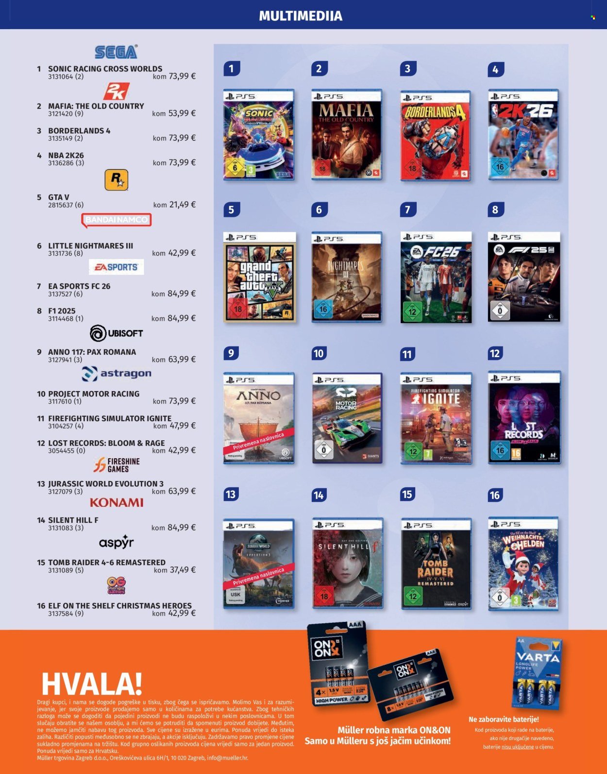 MÜLLER katalog - Katalog igračaka 2025