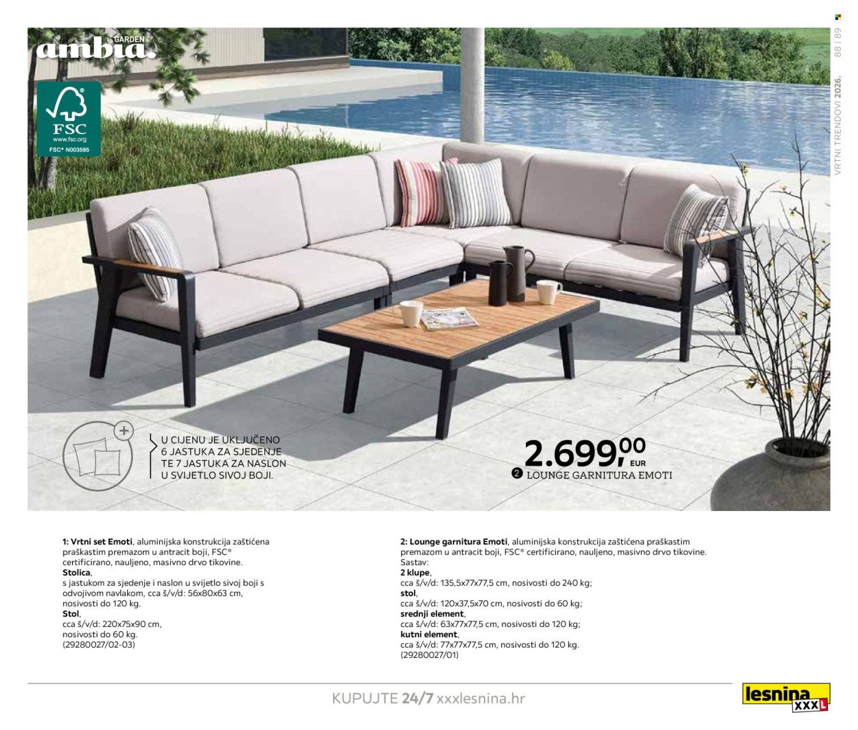 LESNINA katalog - Vrtni trendovi 2026