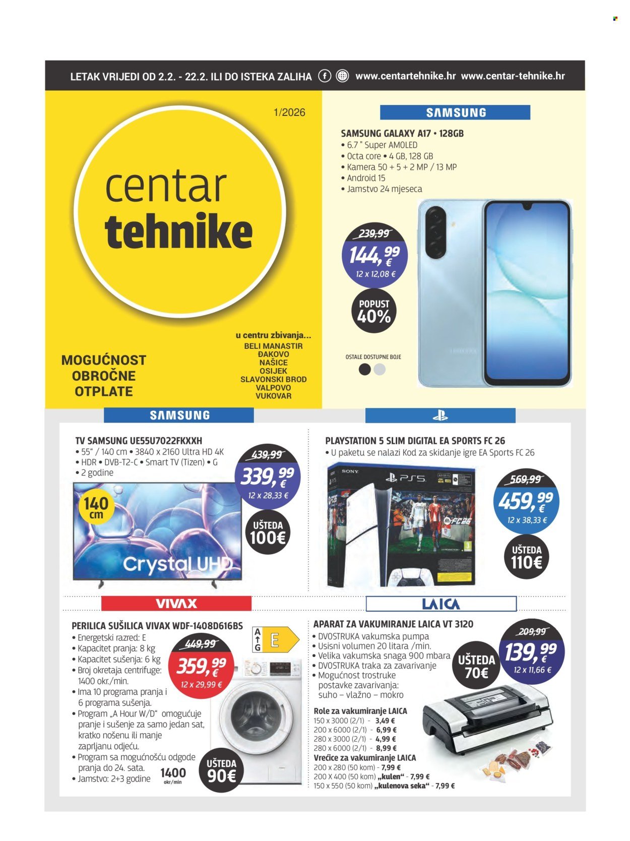 CENTAR TEHNIKE katalog - Od ponedeljka 02.02.2026.