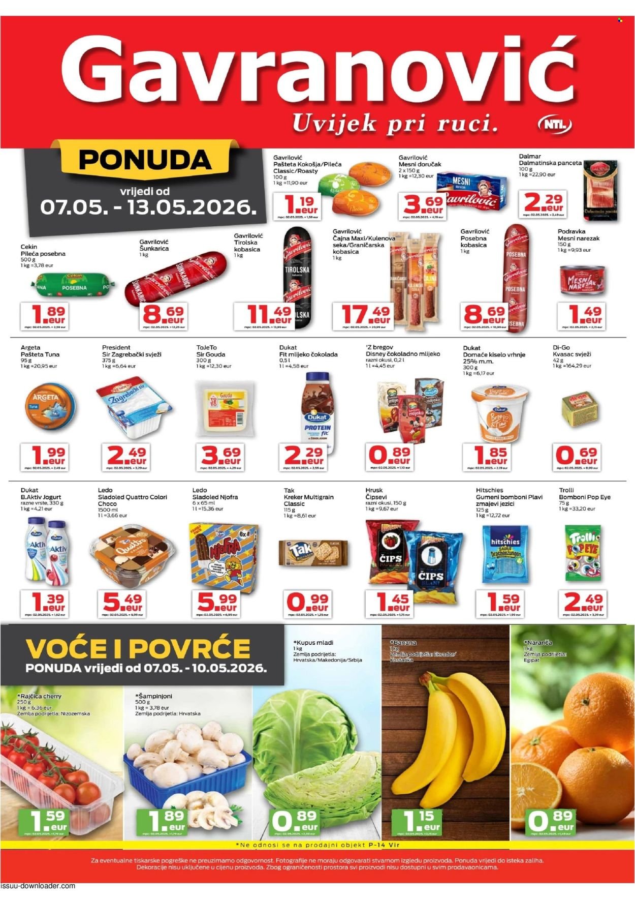 GAVRANOVIĆ katalog - Od četvrtka 07.05.2026.