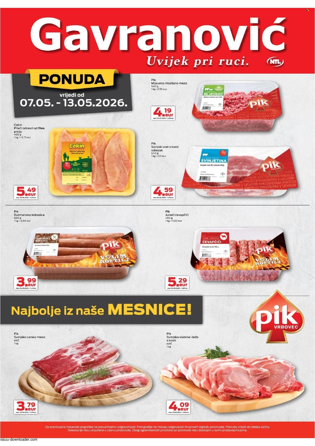 GAVRANOVIĆ katalog - Od četvrtka 07.05.2026.