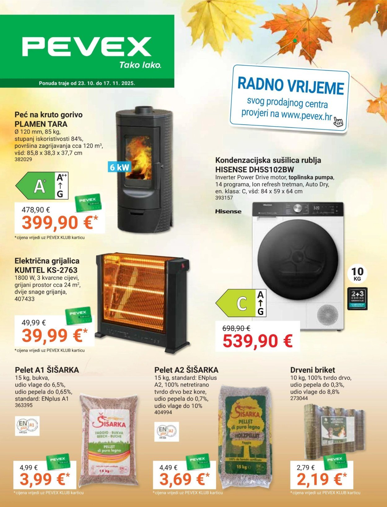 PEVEX katalog - Od četvrtka 23.10.2025.