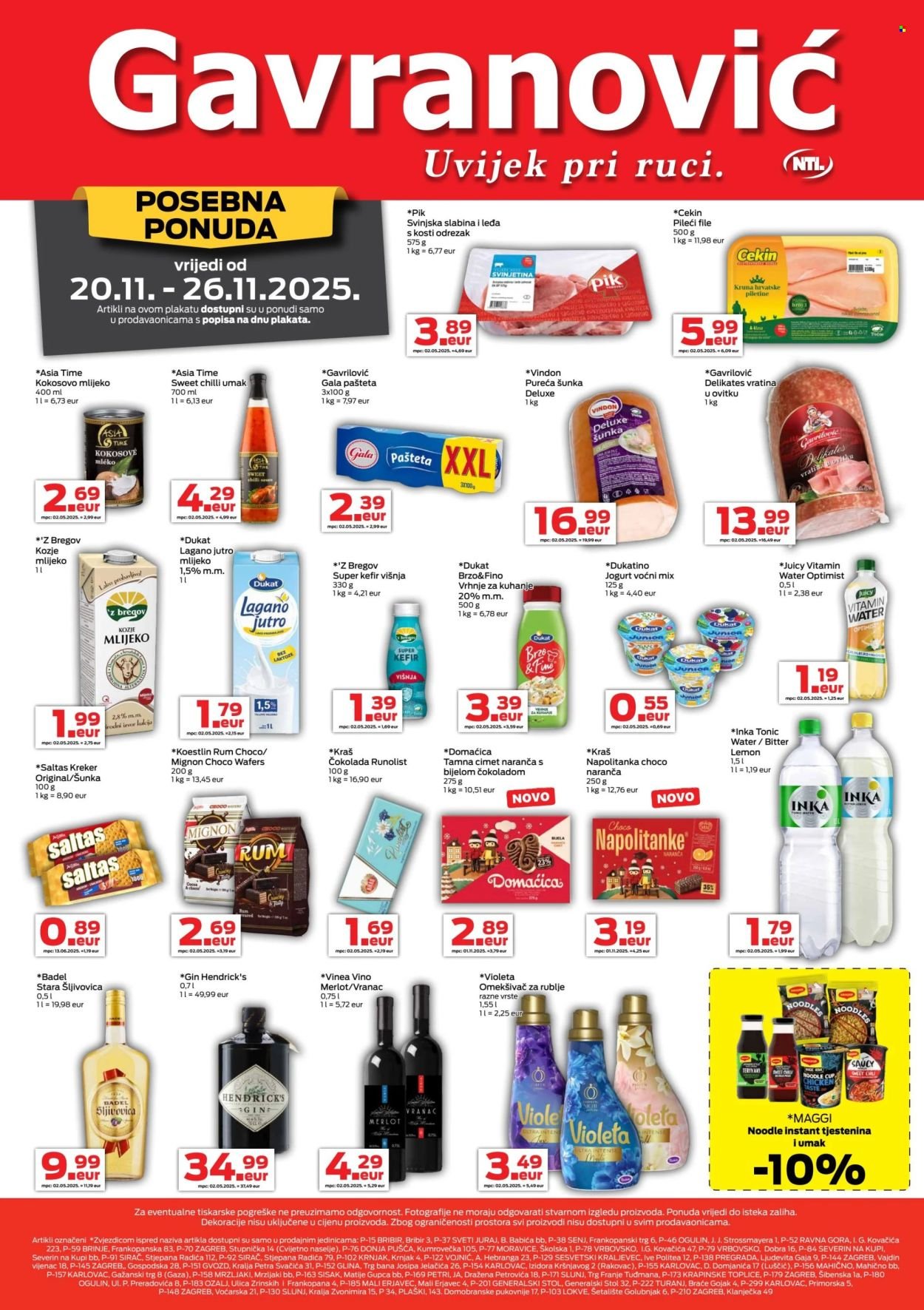 GAVRANOVIĆ katalog - Od četvrtka 20.11.2025.