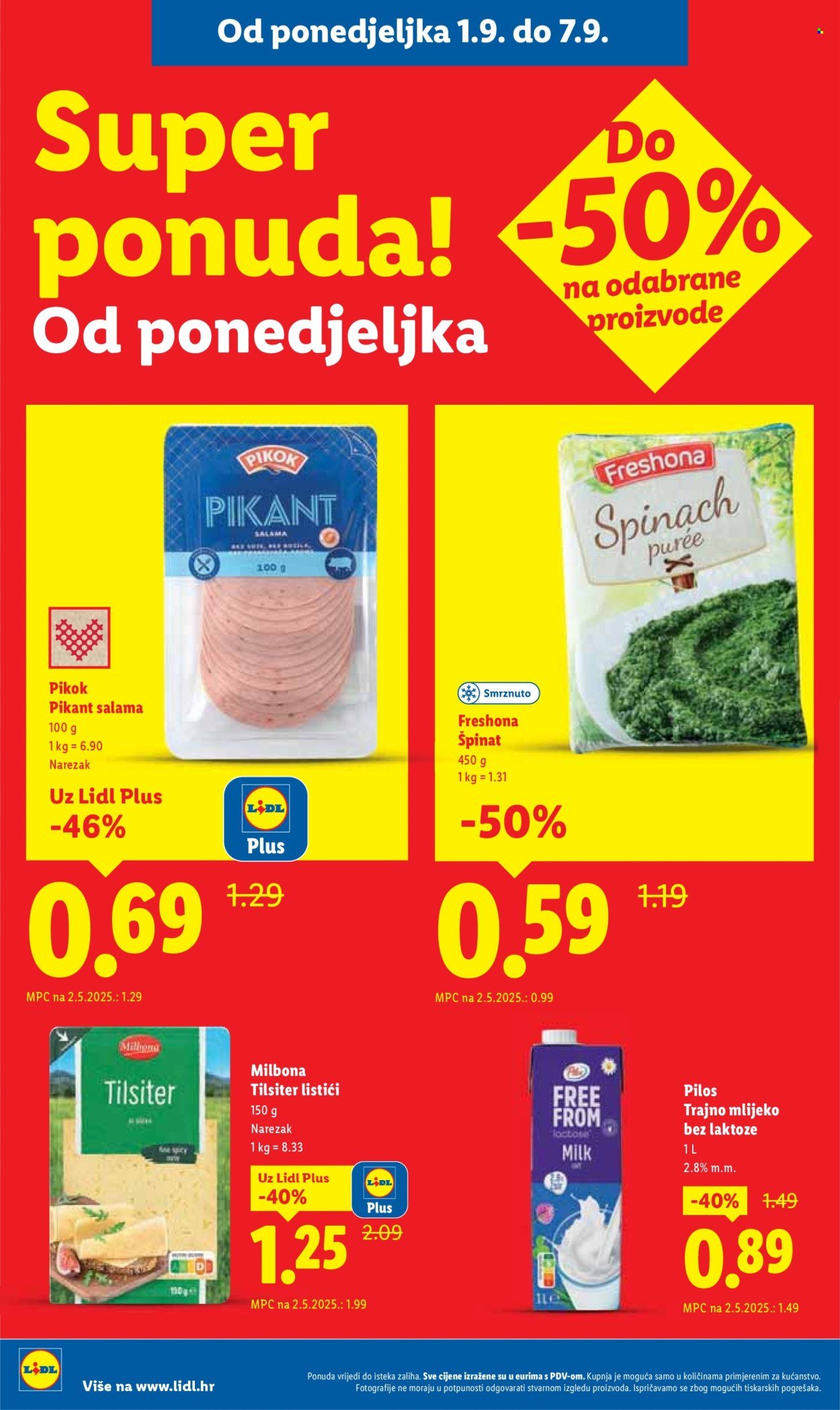 LIDL katalog - Od ponedeljka 01.09.2025.