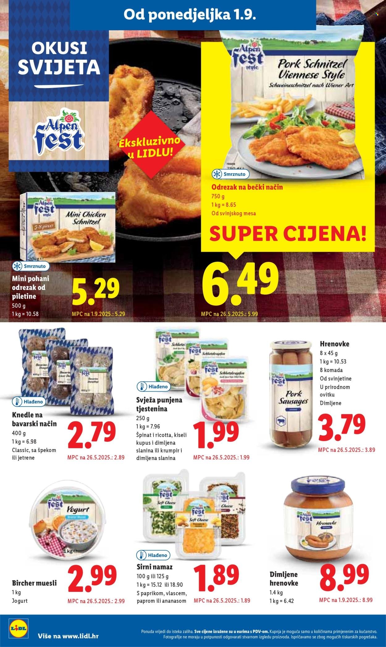 LIDL katalog - Od ponedeljka 01.09.2025.
