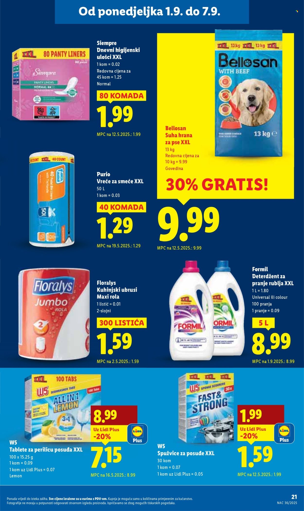 LIDL katalog - Od ponedeljka 01.09.2025.