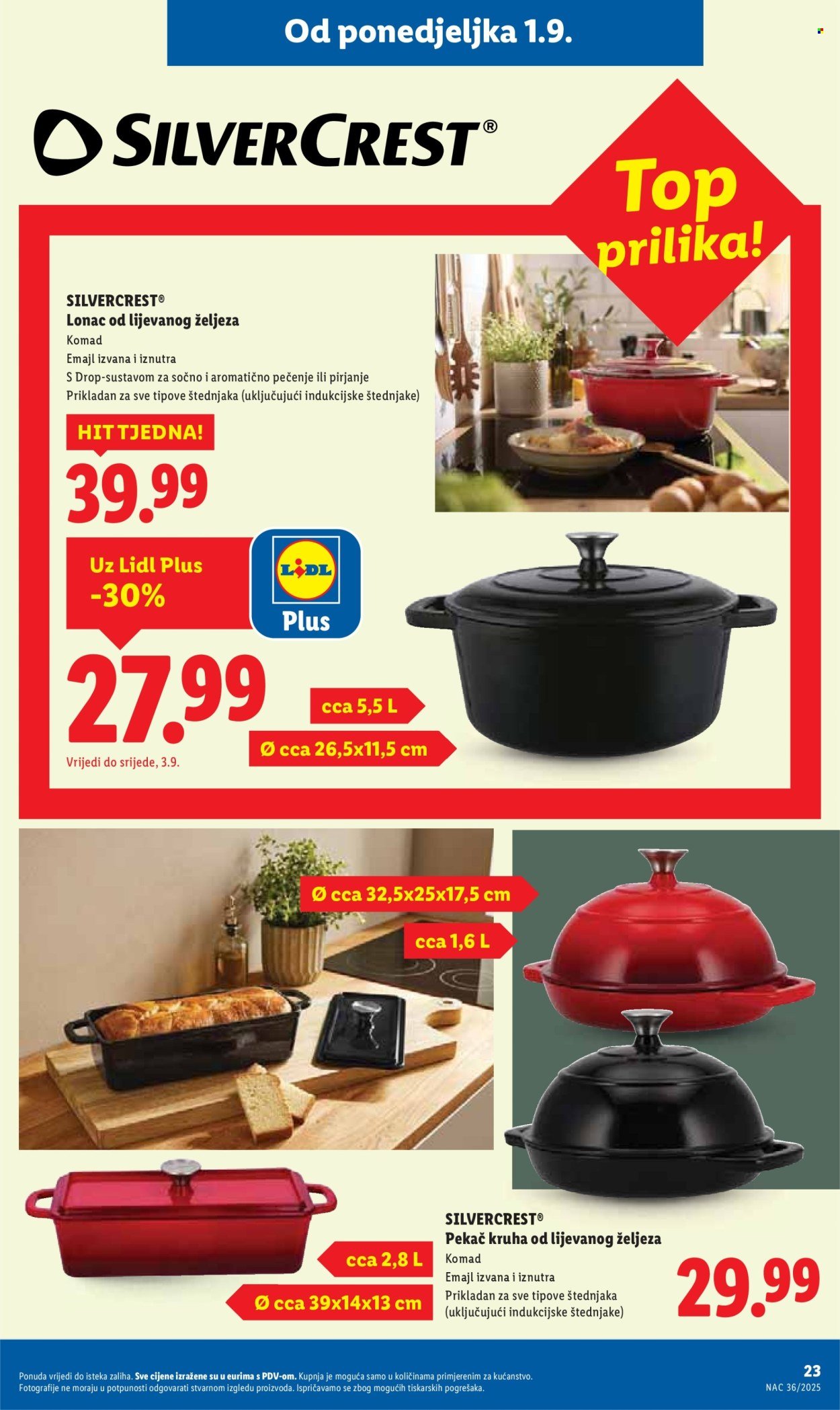 LIDL katalog - Od ponedeljka 01.09.2025.