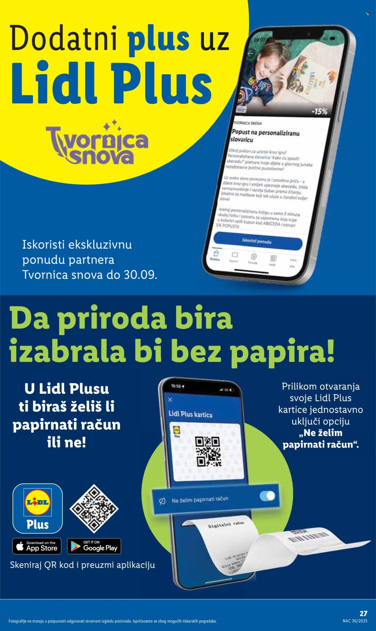 LIDL katalog - Od ponedeljka 01.09.2025.
