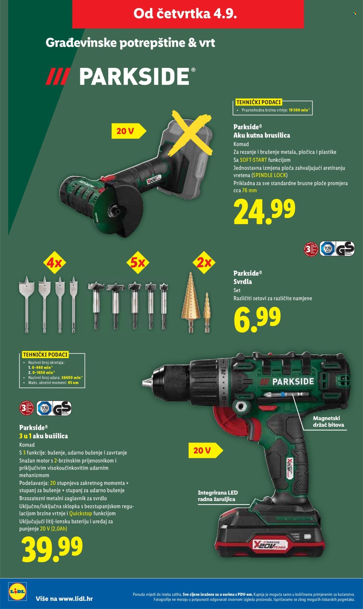 LIDL katalog - Od ponedeljka 01.09.2025.