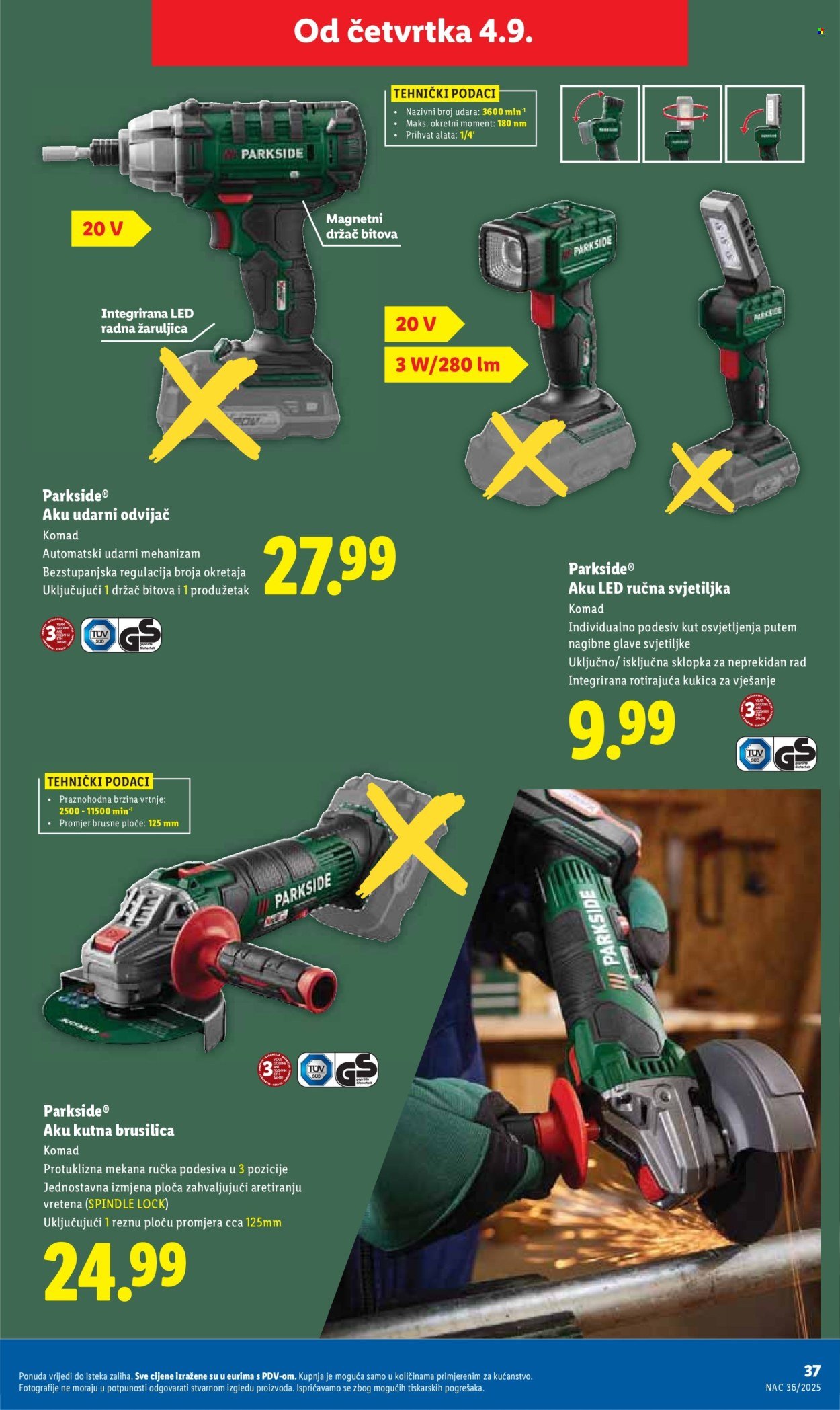 LIDL katalog - Od ponedeljka 01.09.2025.