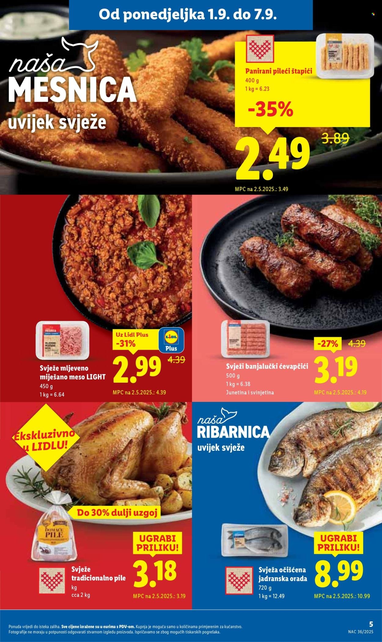 LIDL katalog - Od ponedeljka 01.09.2025.
