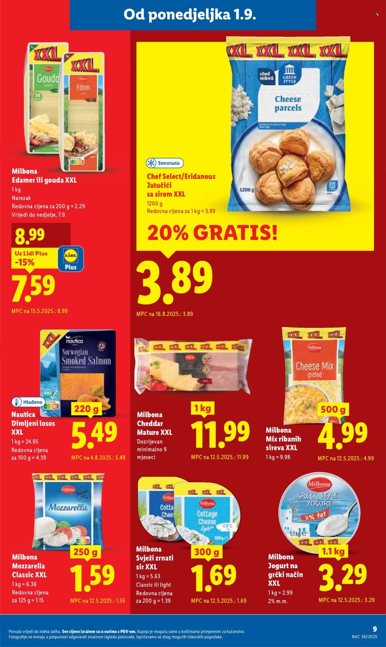 LIDL katalog - Od ponedeljka 01.09.2025.