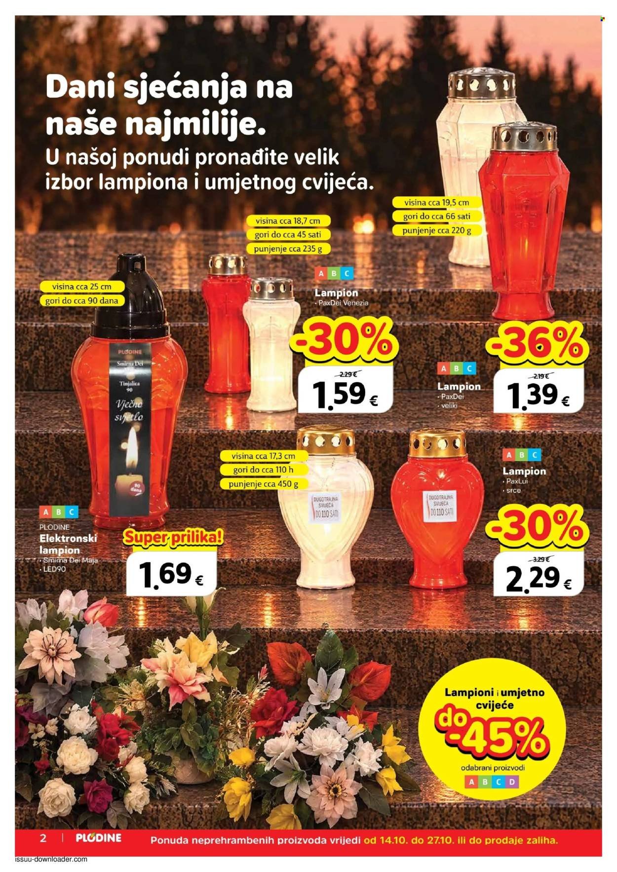PLODINE katalog - Od nedjelje 11.10.2026.