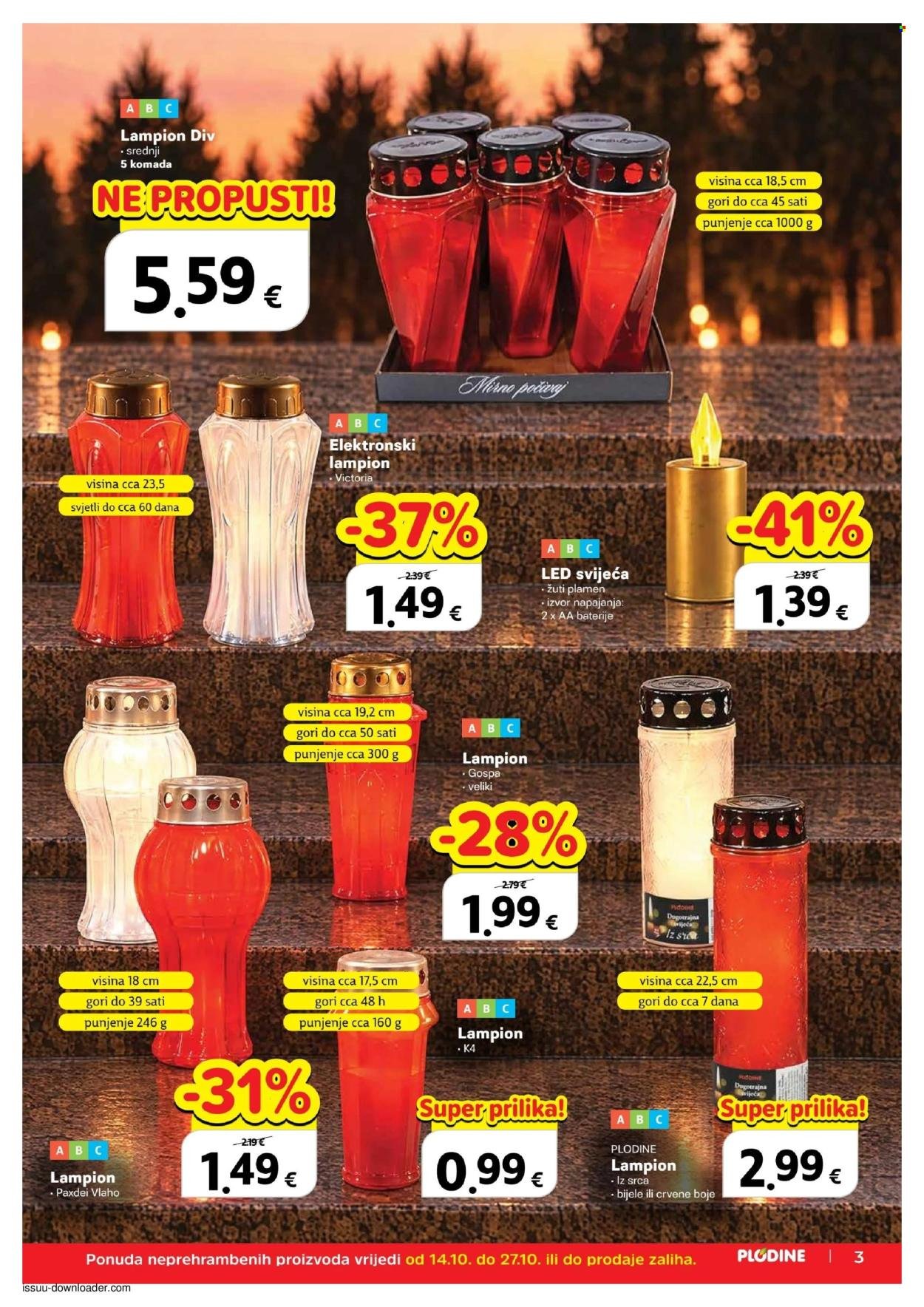 PLODINE katalog - Od nedjelje 11.10.2026.