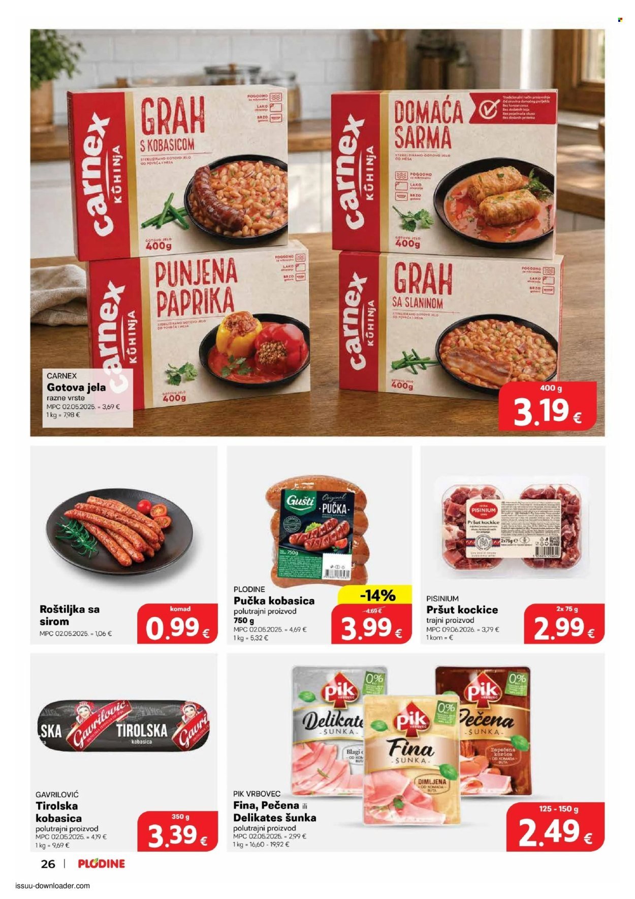 PLODINE katalog - Od nedjelje 11.10.2026.