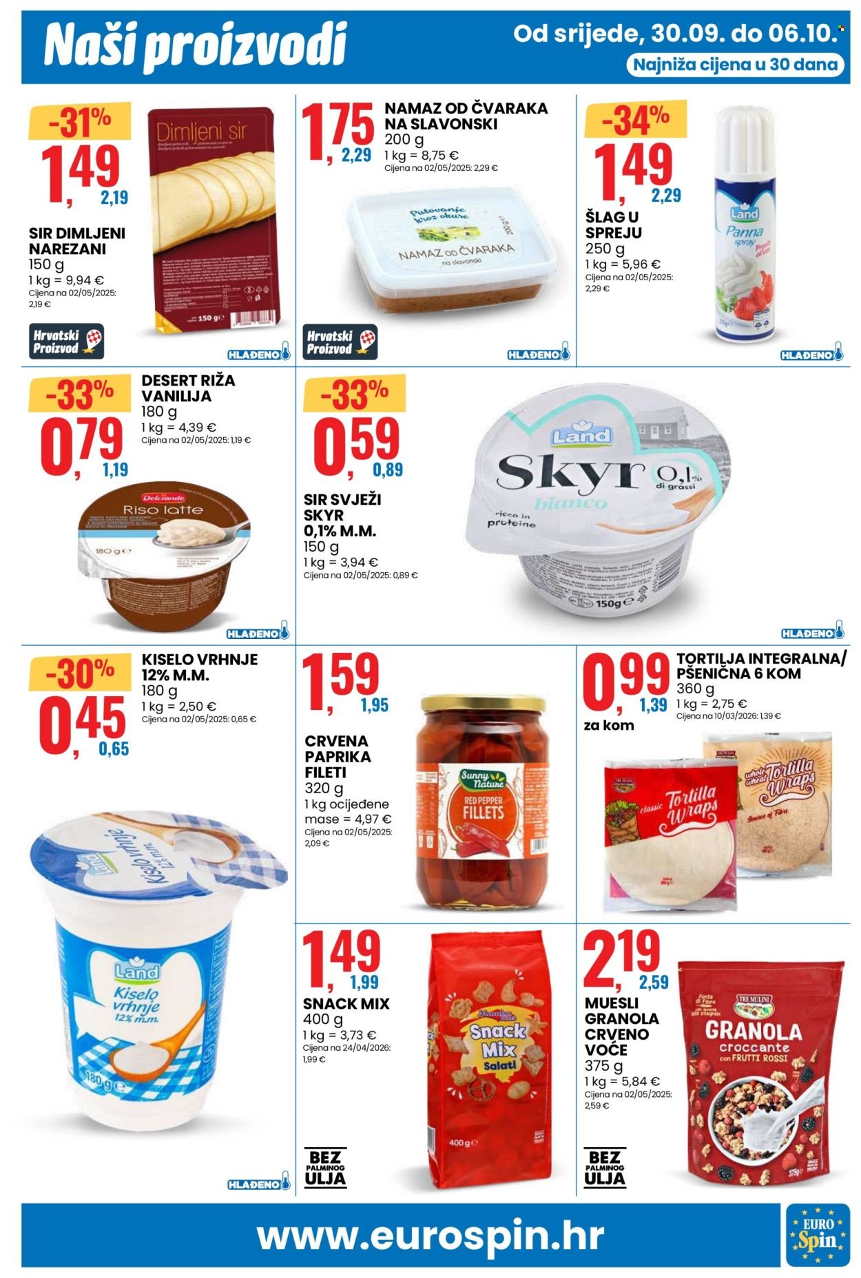 EUROSPIN katalog - Od srijede 30.09.2026.