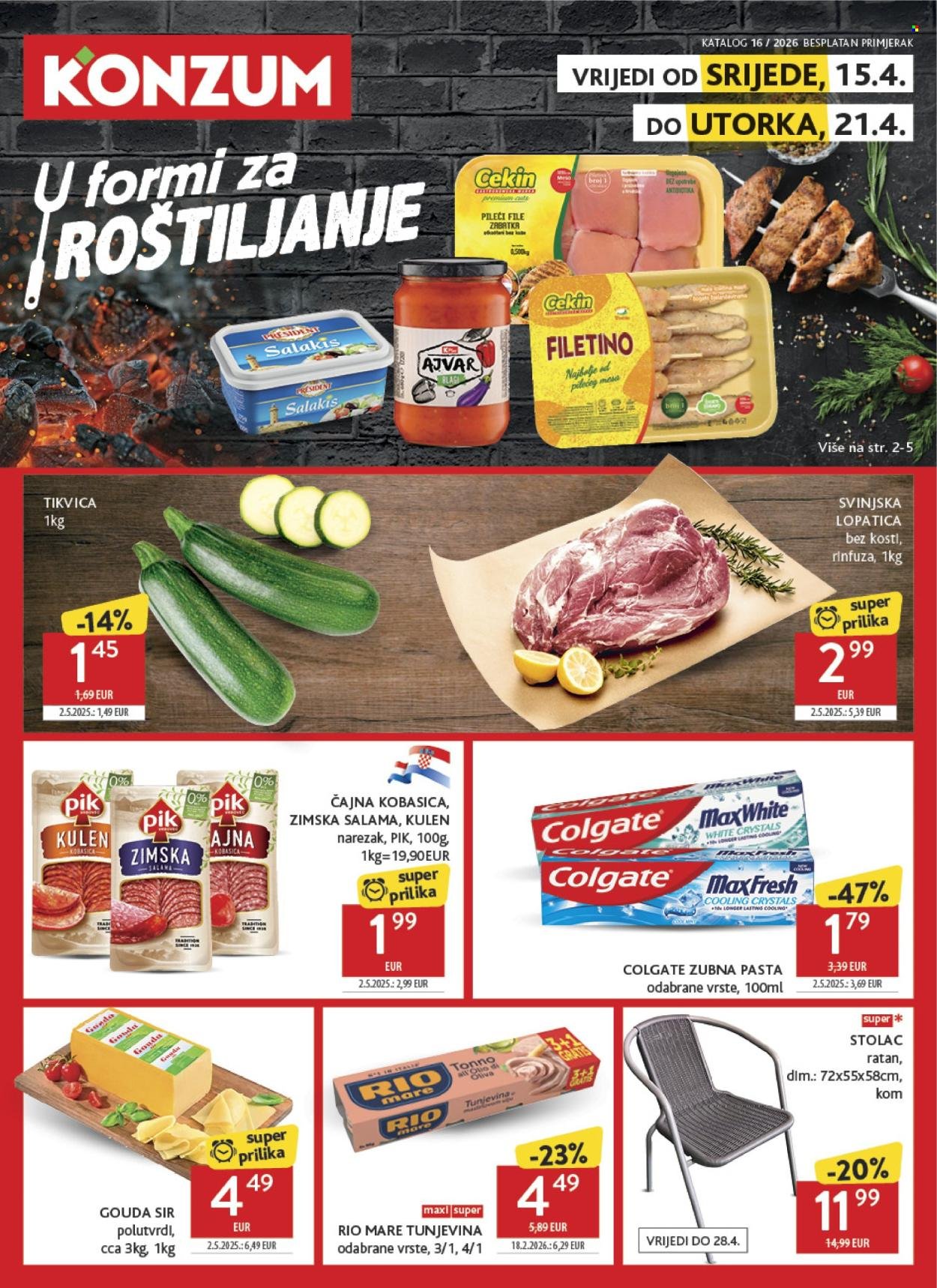 KONZUM katalog - Od srijede 15.04.2026.
