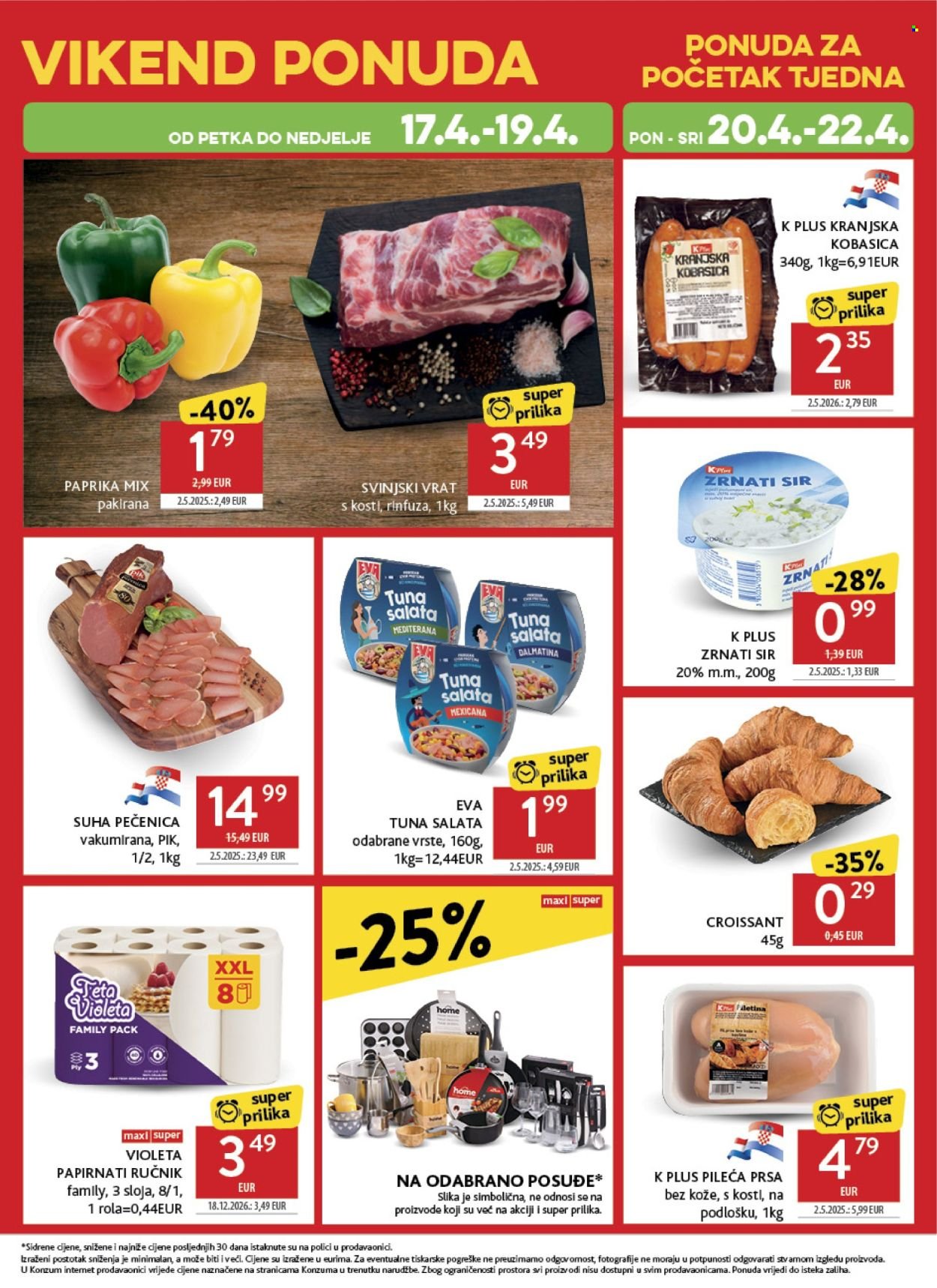 KONZUM katalog - Od srijede 15.04.2026.