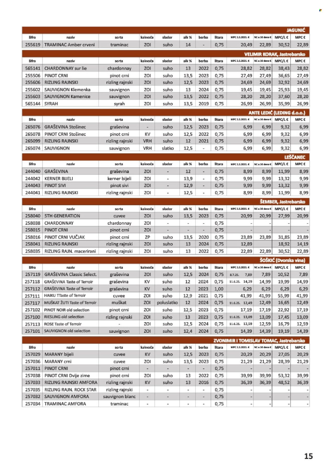 VRUTAK katalog - Od subote 01.11.2025.