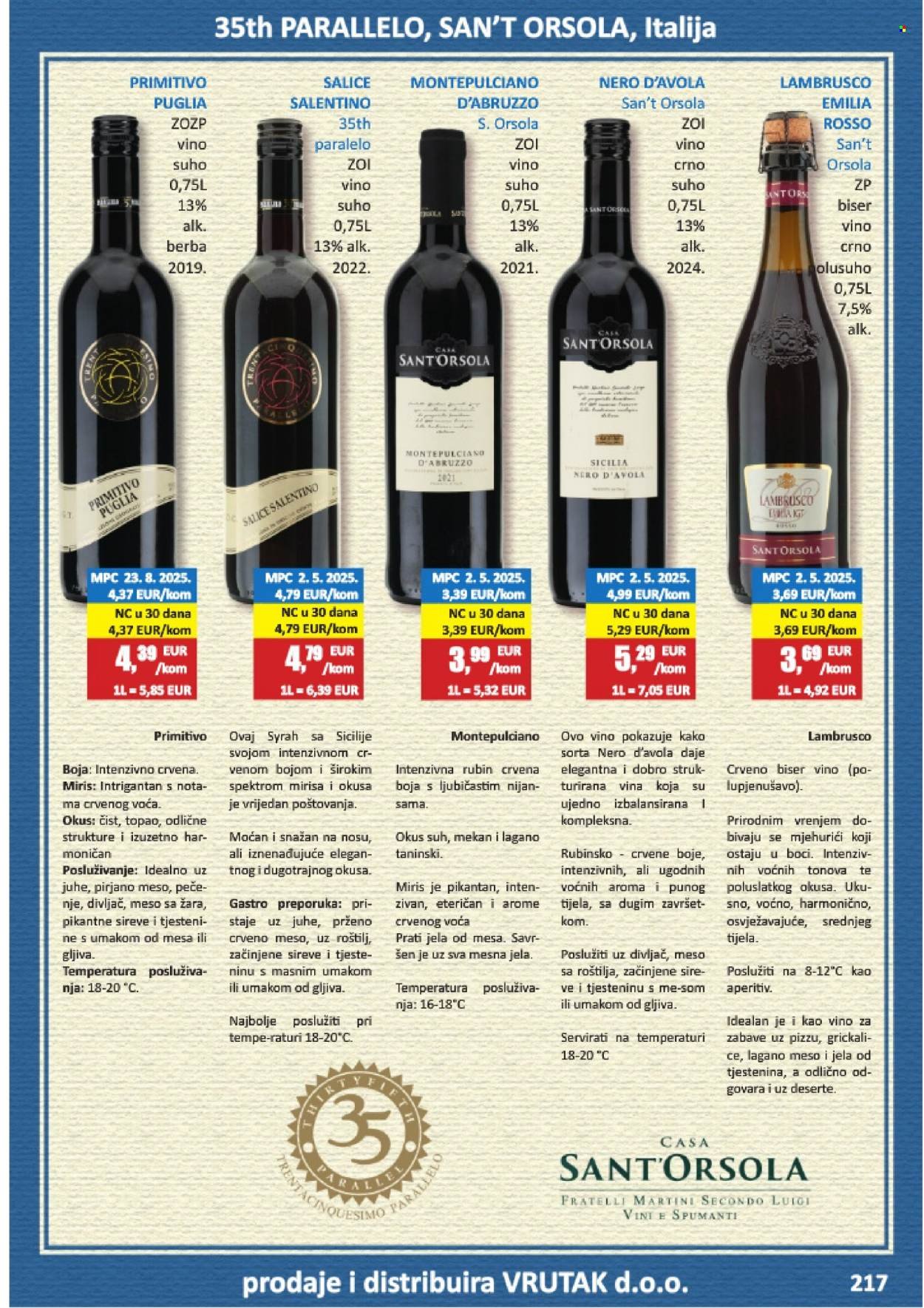 VRUTAK katalog - Od subote 01.11.2025.