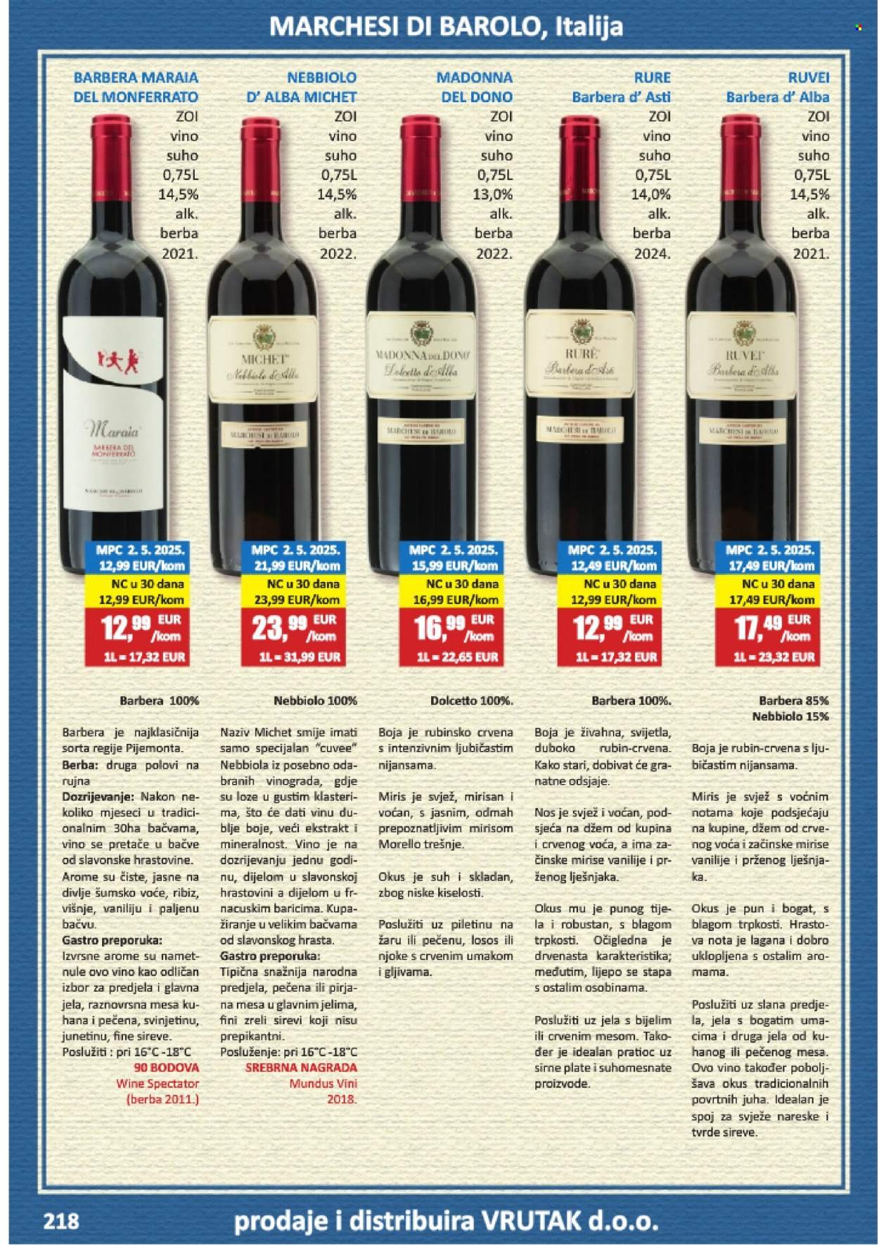 VRUTAK katalog - Od subote 01.11.2025.