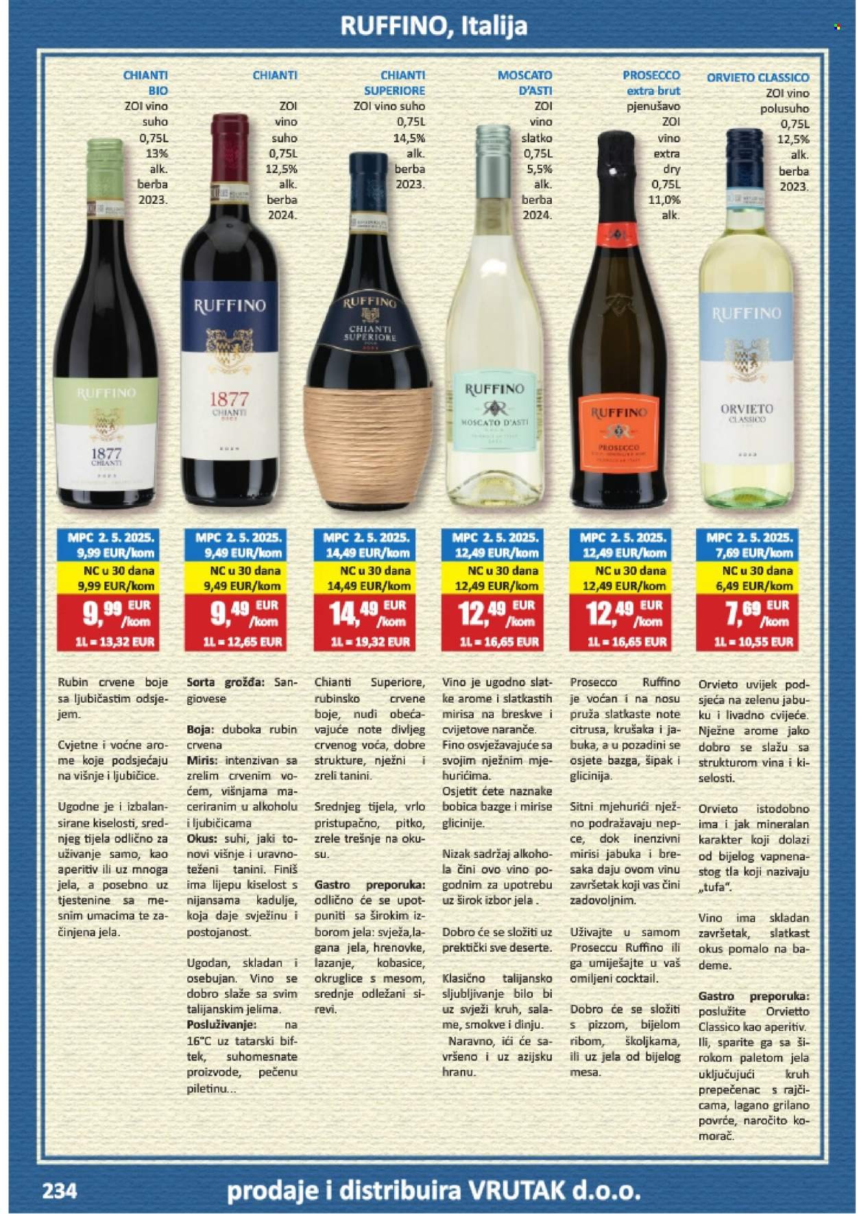 VRUTAK katalog - Od subote 01.11.2025.