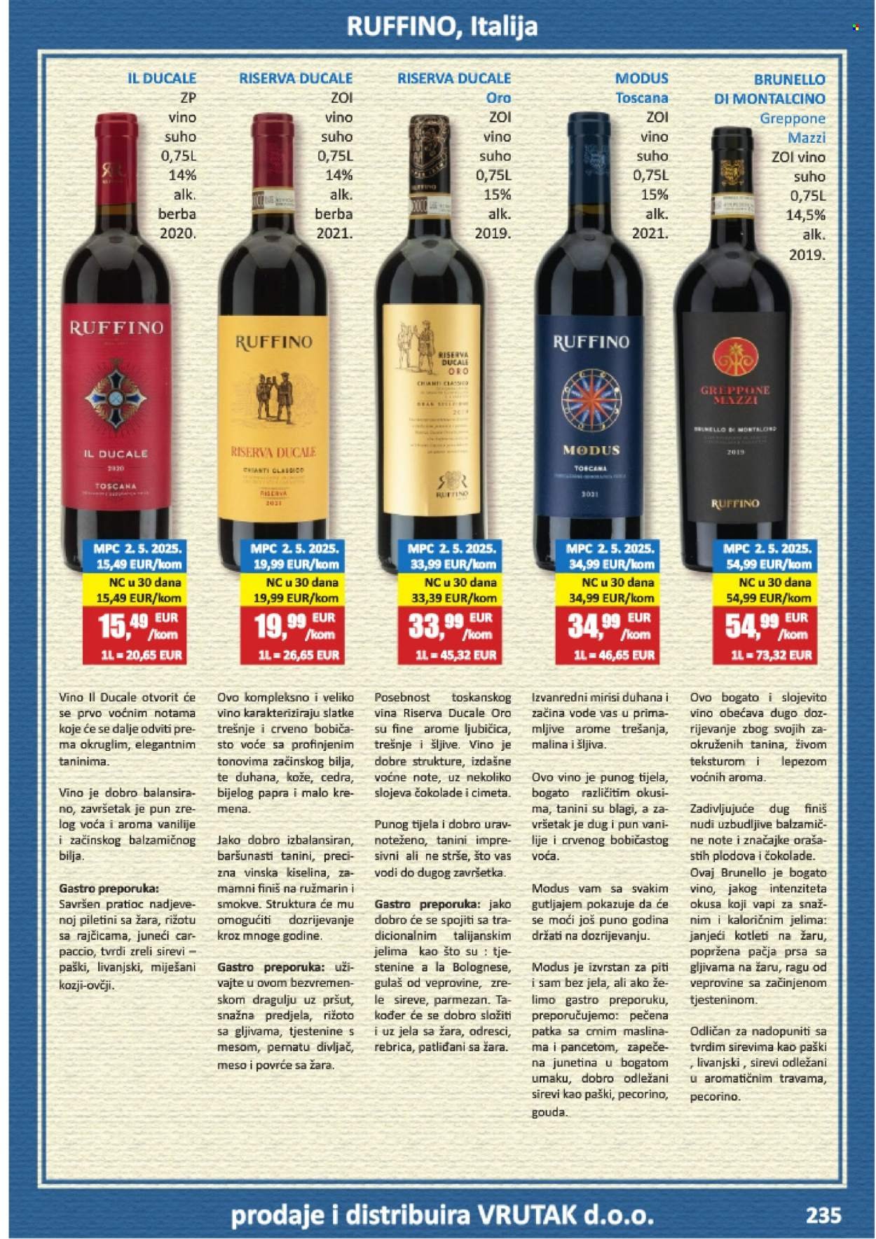 VRUTAK katalog - Od subote 01.11.2025.