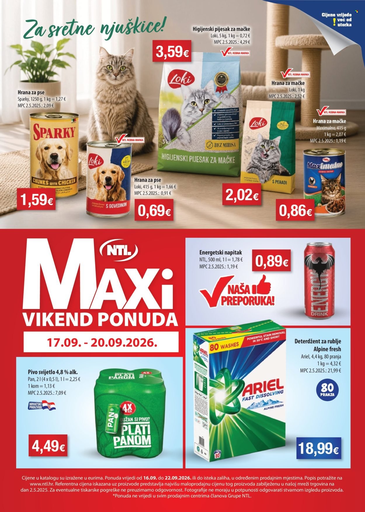 NTL katalog - Od srijede 16.09.2026.