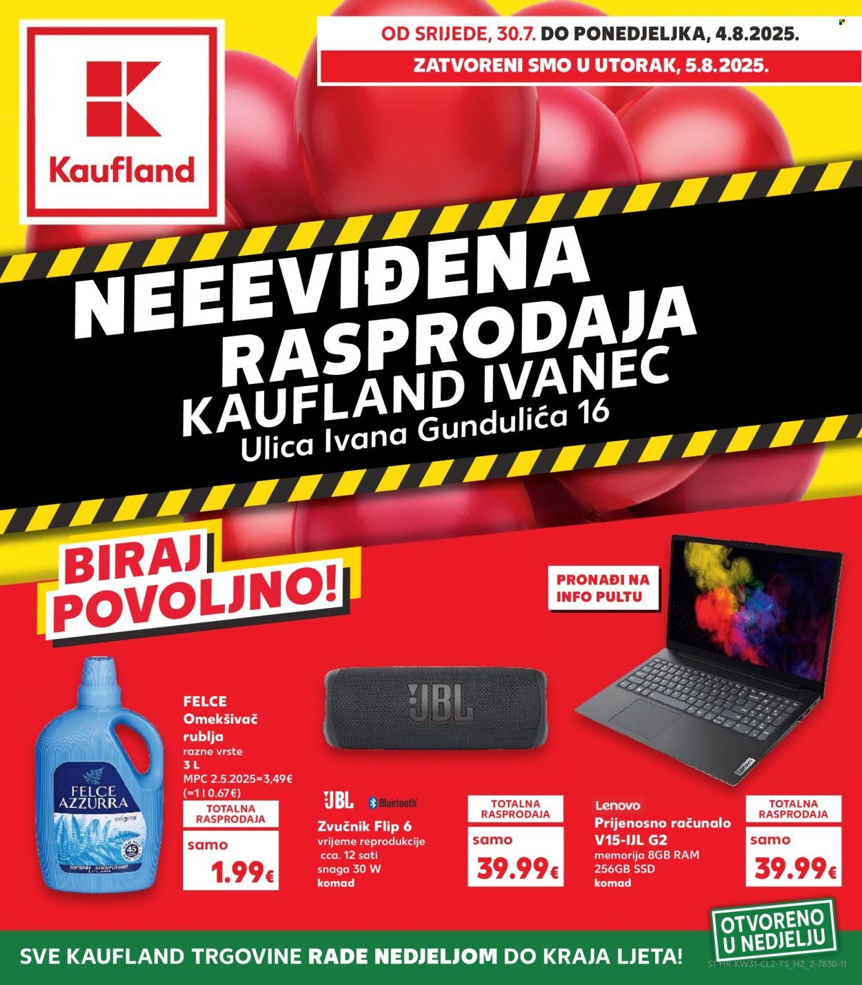 KAUFLAND katalog - Od srijede 30.07.2025.