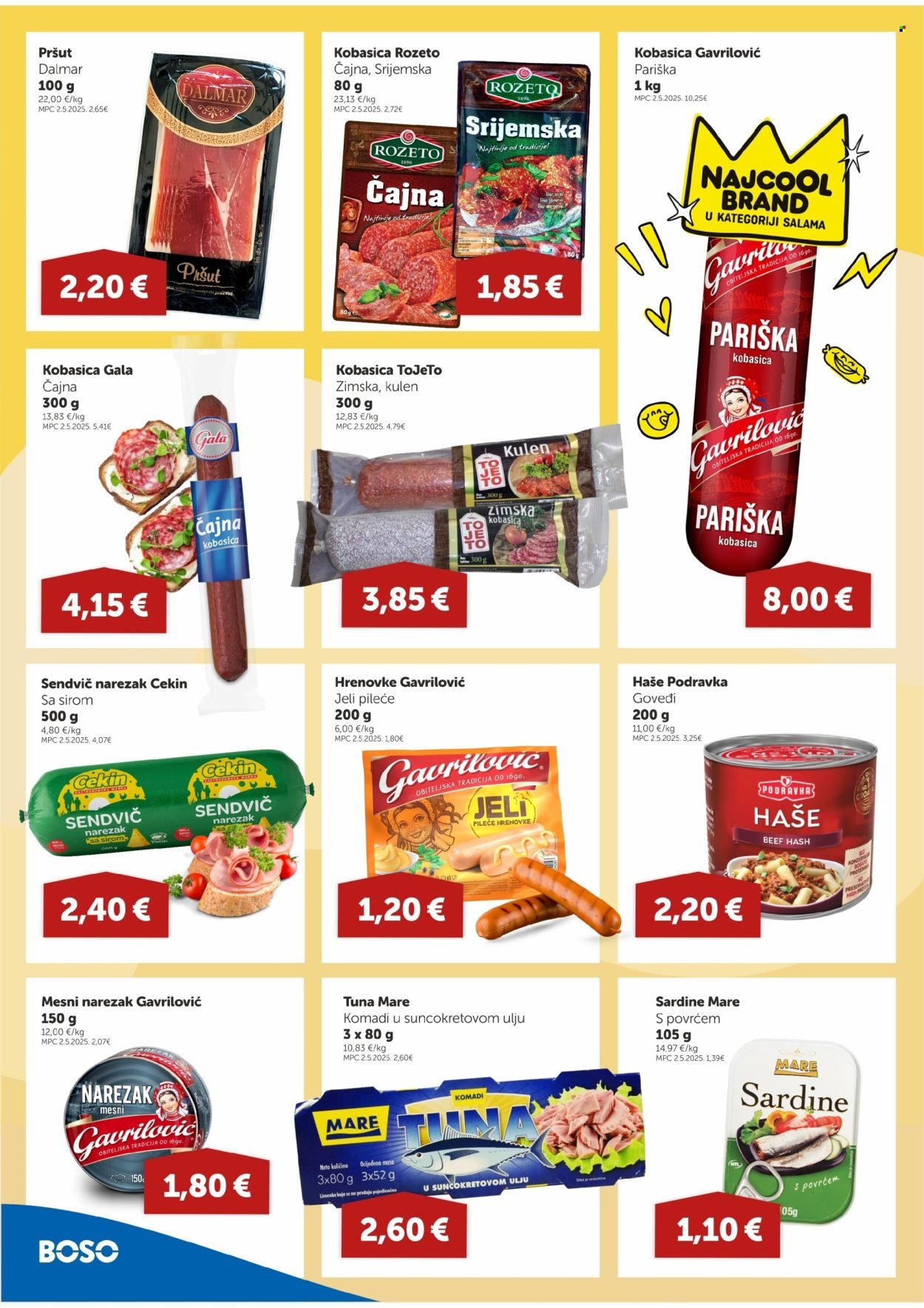 BOSO katalog - Od četvrtka 14.08.2025.