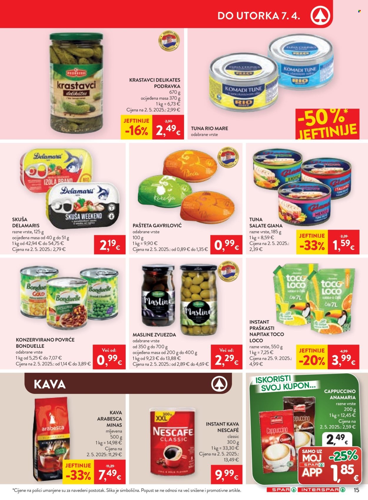SPAR katalog - Od srijede 01.04.2026.