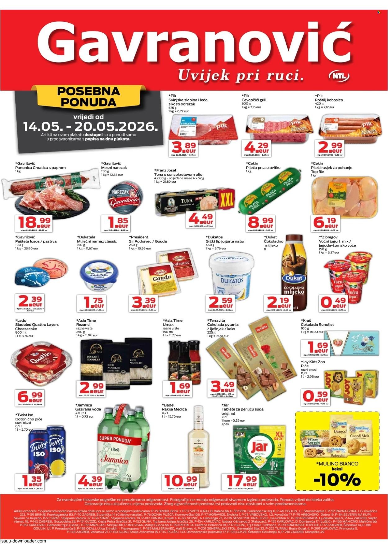 GAVRANOVIĆ katalog - Od četvrtka 14.05.2026.