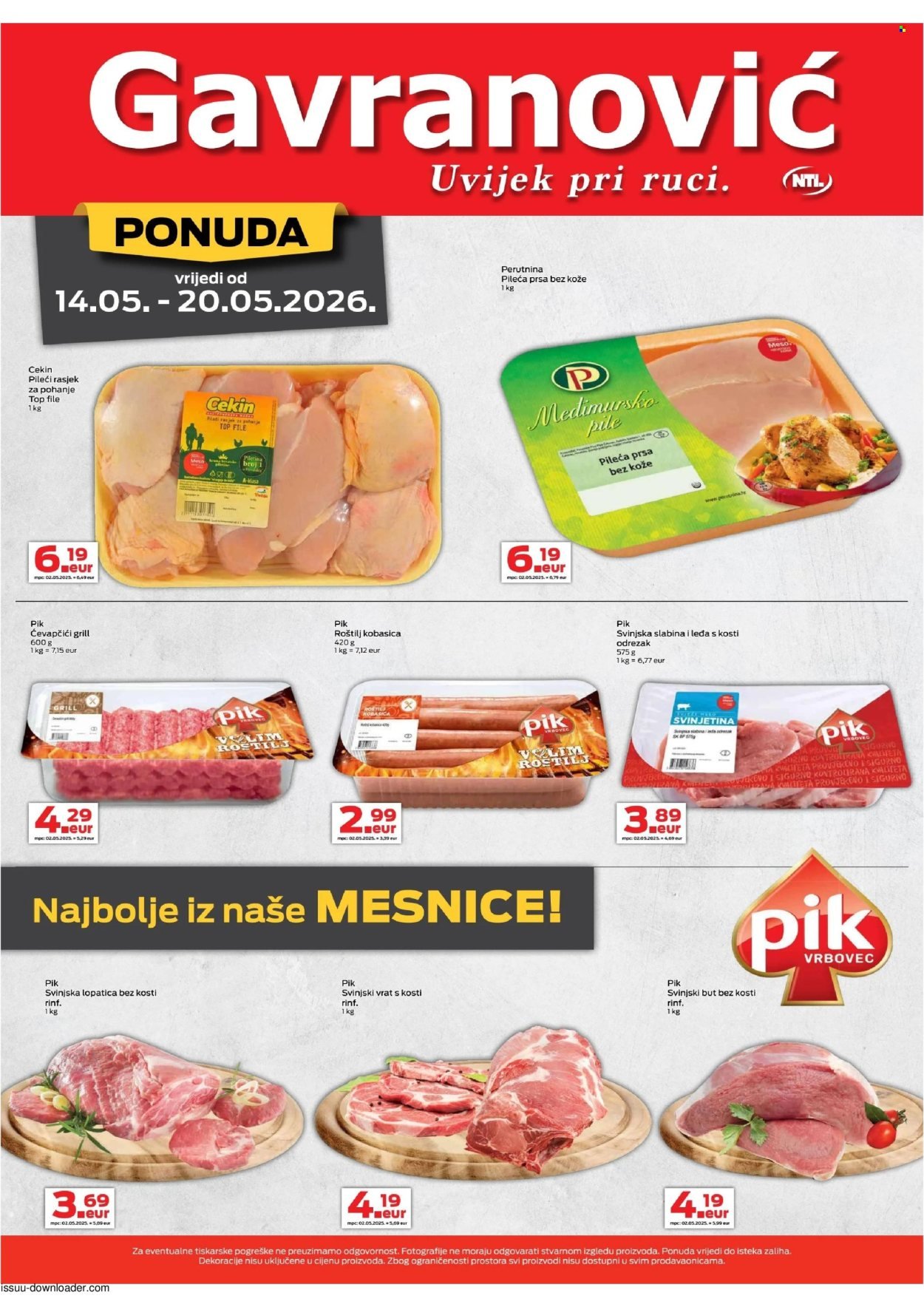 GAVRANOVIĆ katalog - Od četvrtka 14.05.2026.
