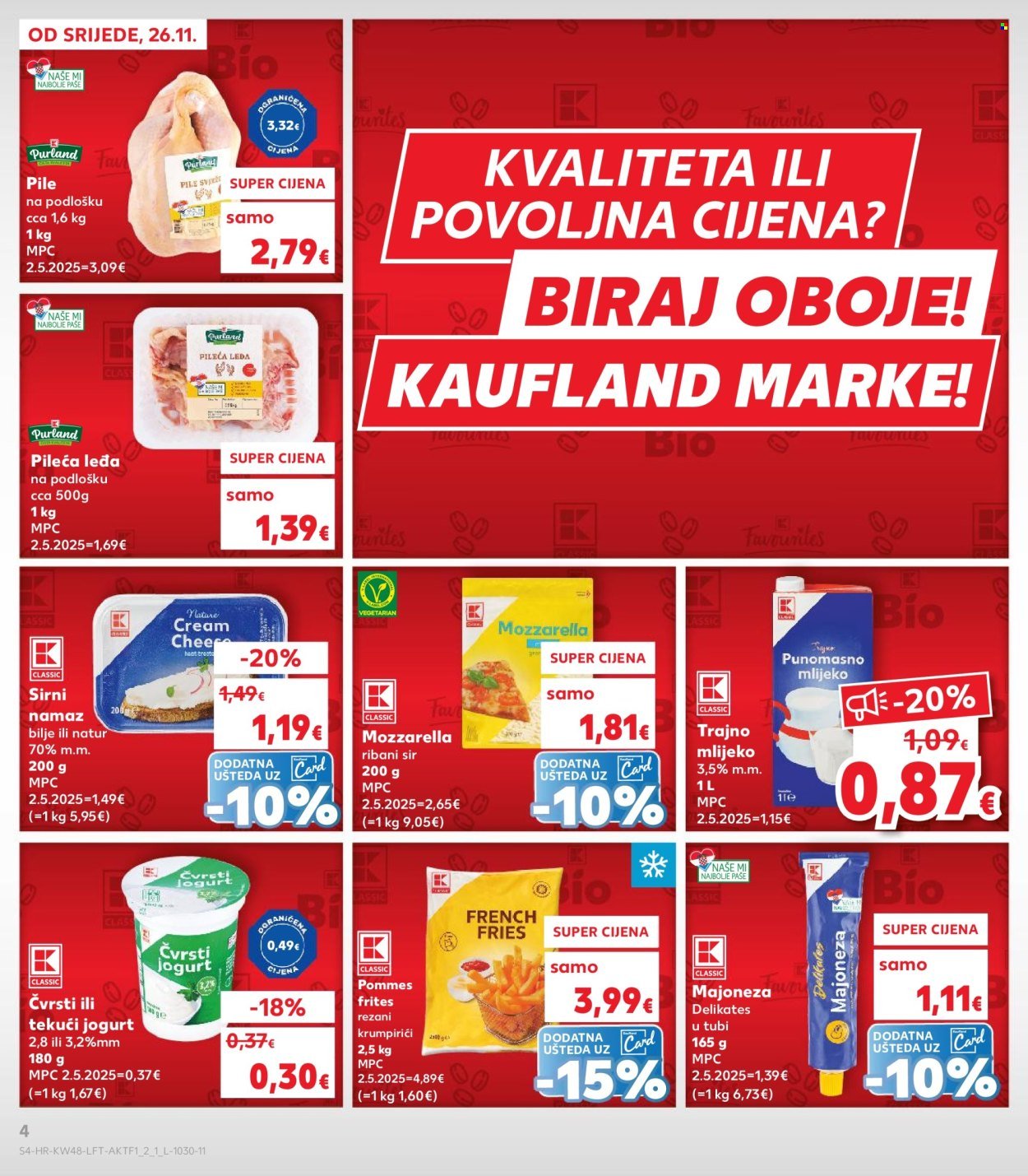 KAUFLAND katalog - Od srijede 26.11.2025.