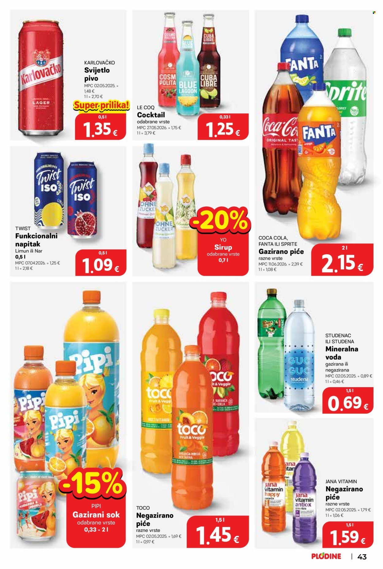 PLODINE katalog - Od srijede 02.09.2026.