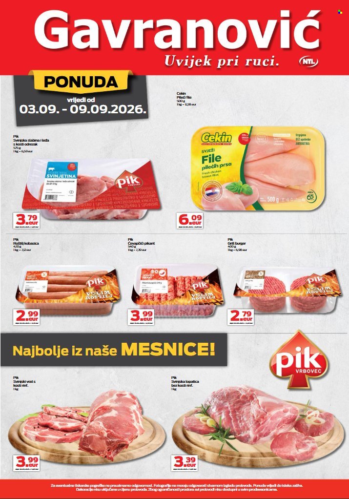 GAVRANOVIĆ katalog - Od četvrtka 03.09.2026.