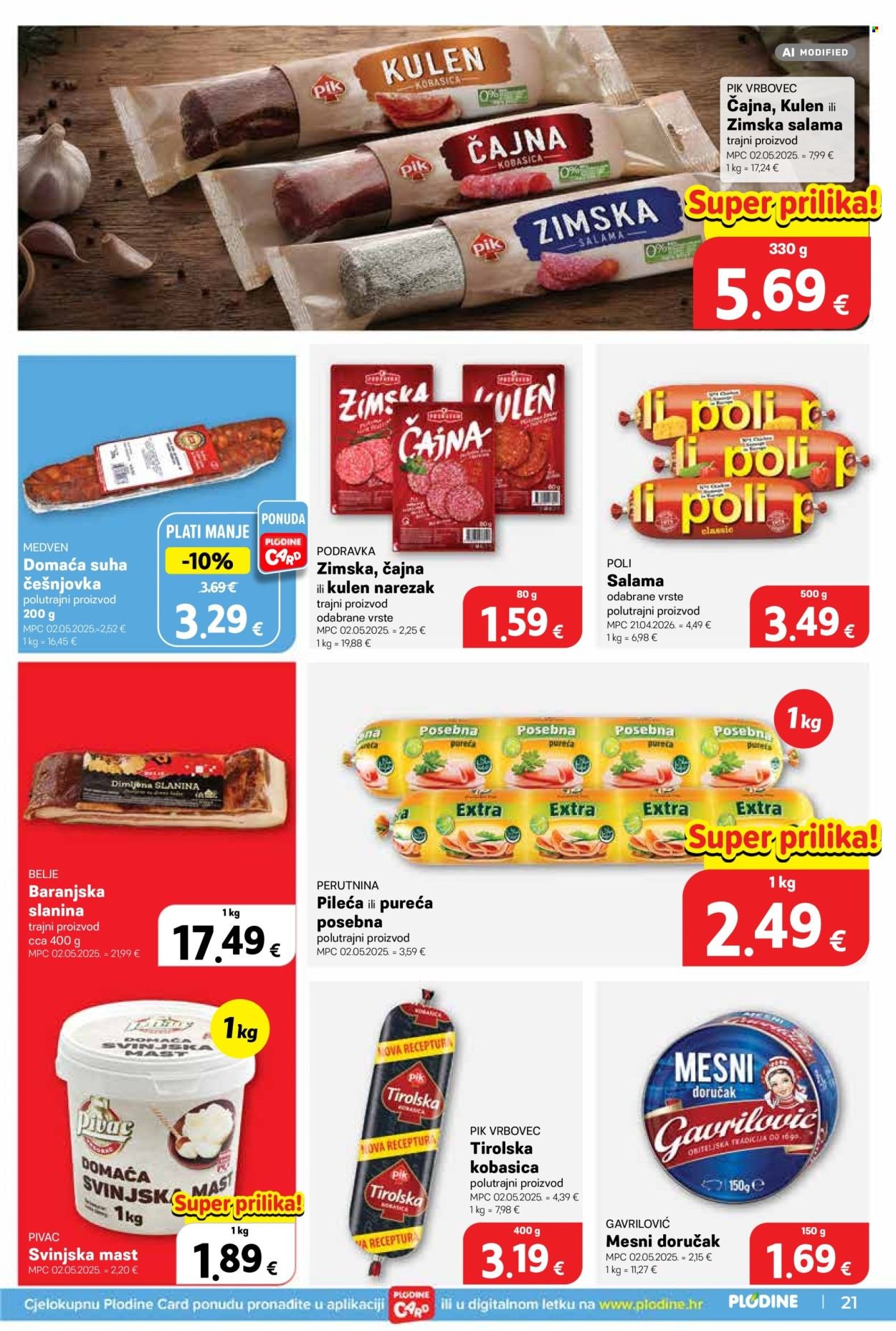 PLODINE katalog - Uvijek od akcije