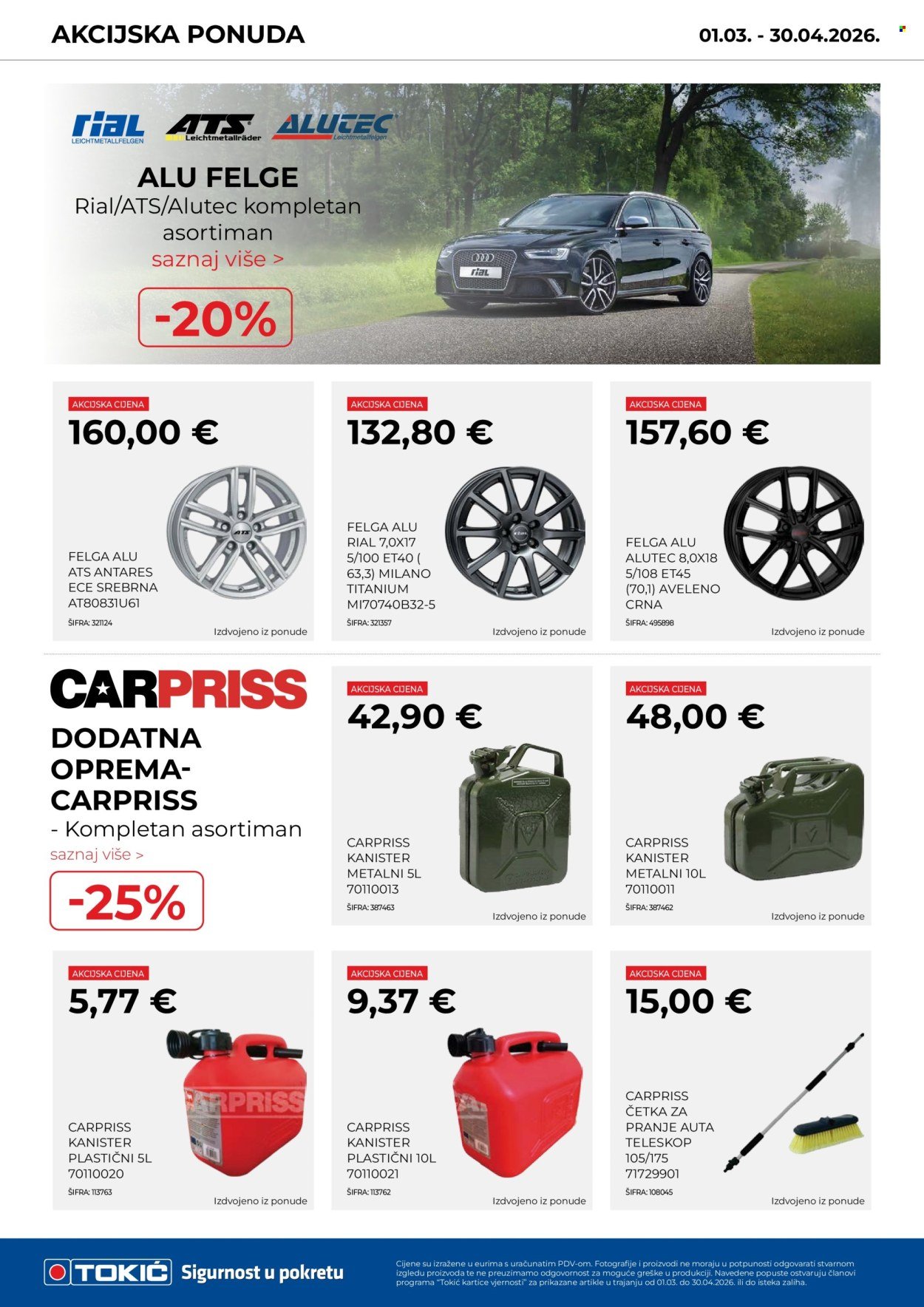TOKIĆ katalog - Akcijski letak ožujak/travanj 2026