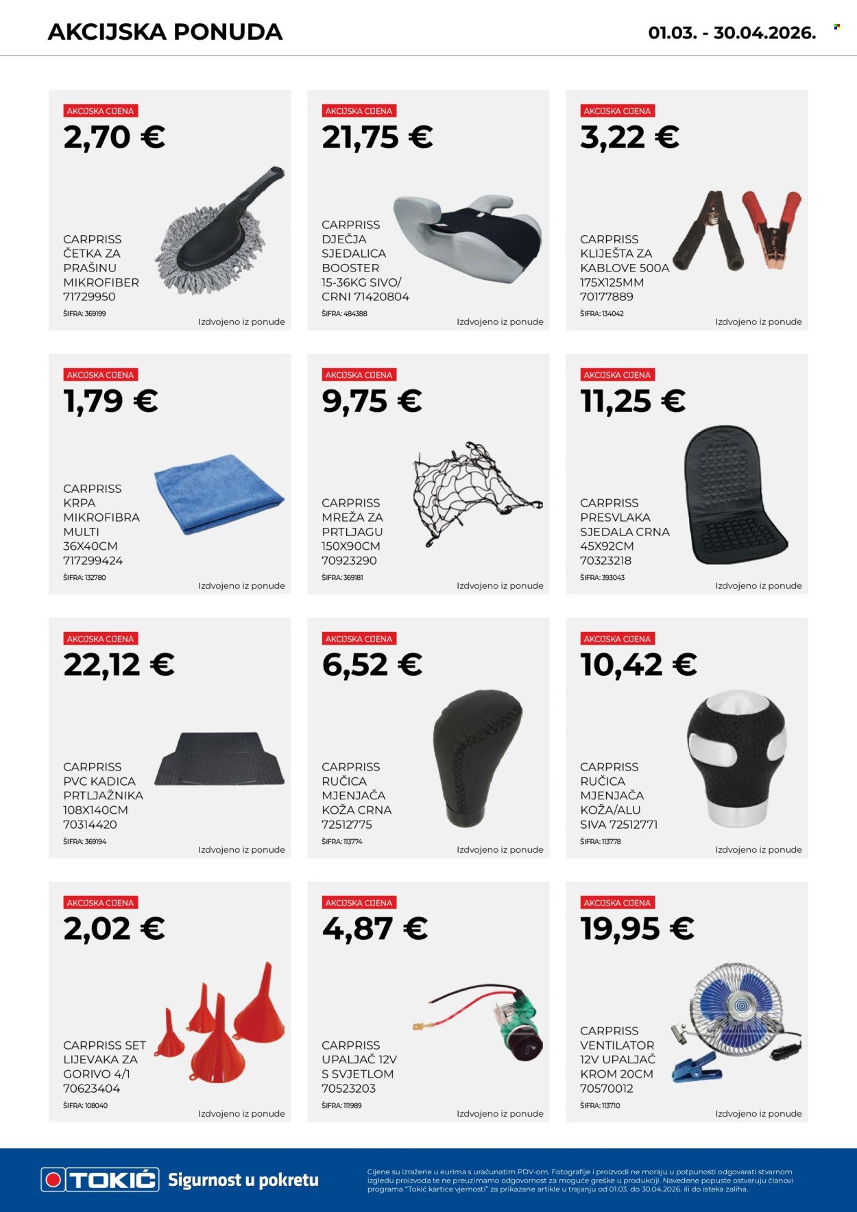 TOKIĆ katalog - Akcijski letak ožujak/travanj 2026