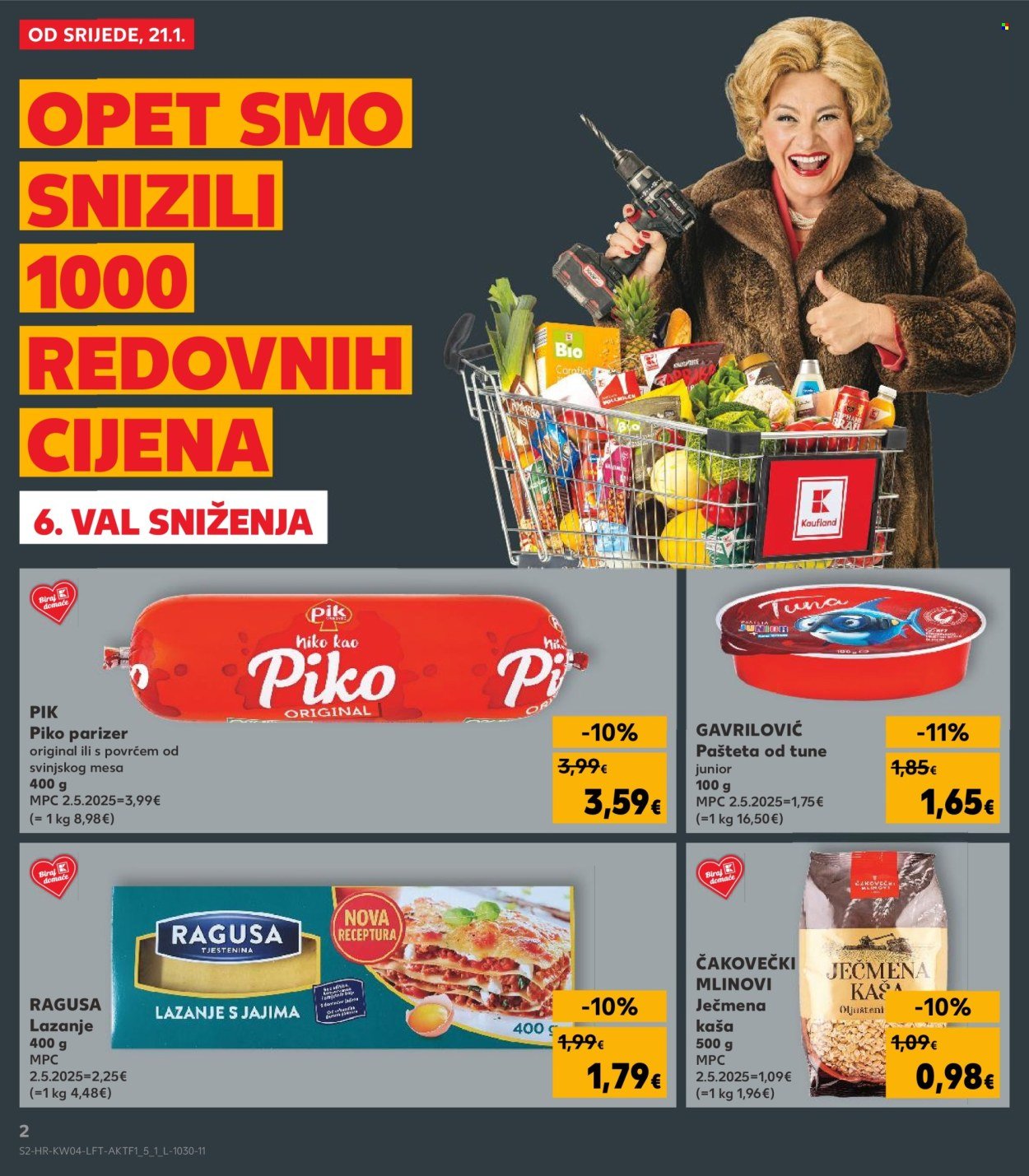 KAUFLAND katalog - Od srijede 21.01.2026.