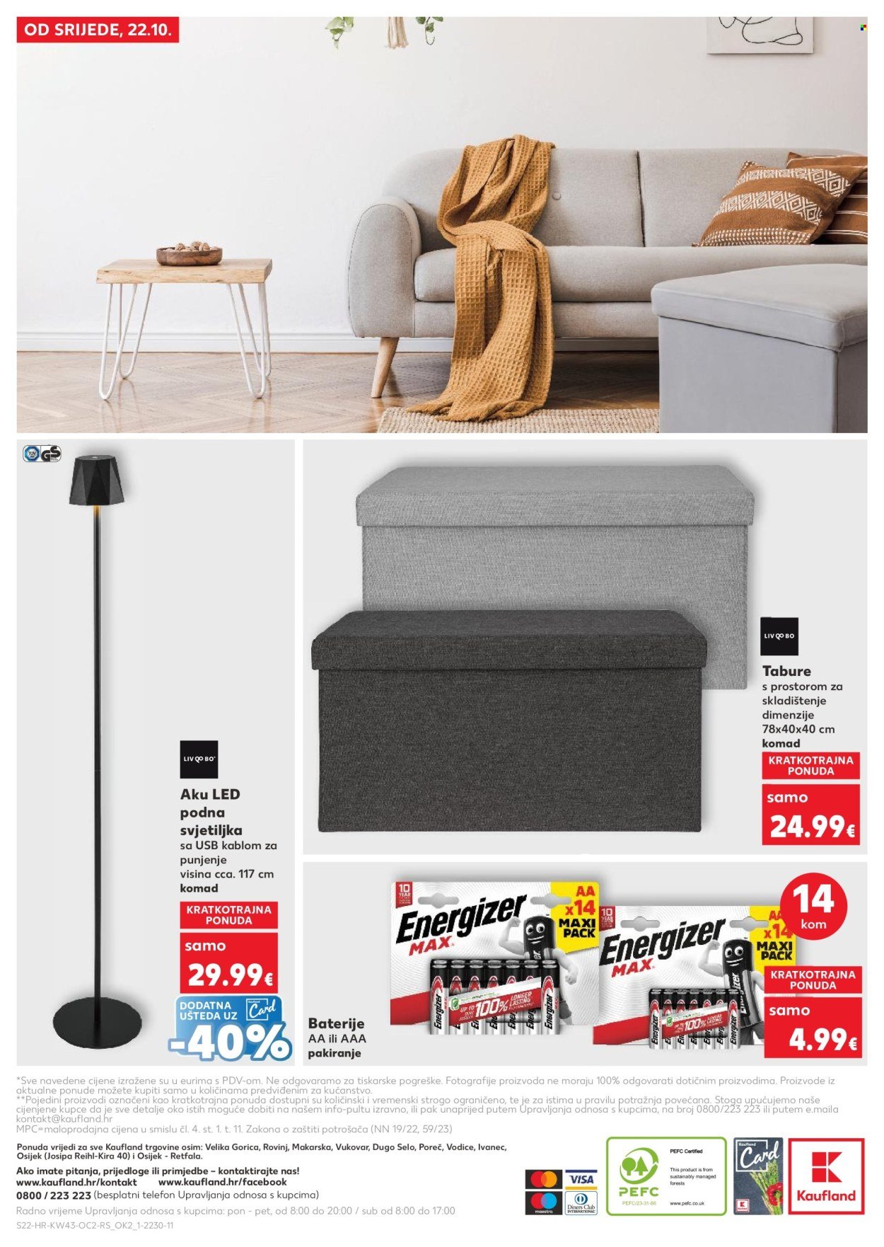 KAUFLAND katalog - Od srijede 22.10.2025.