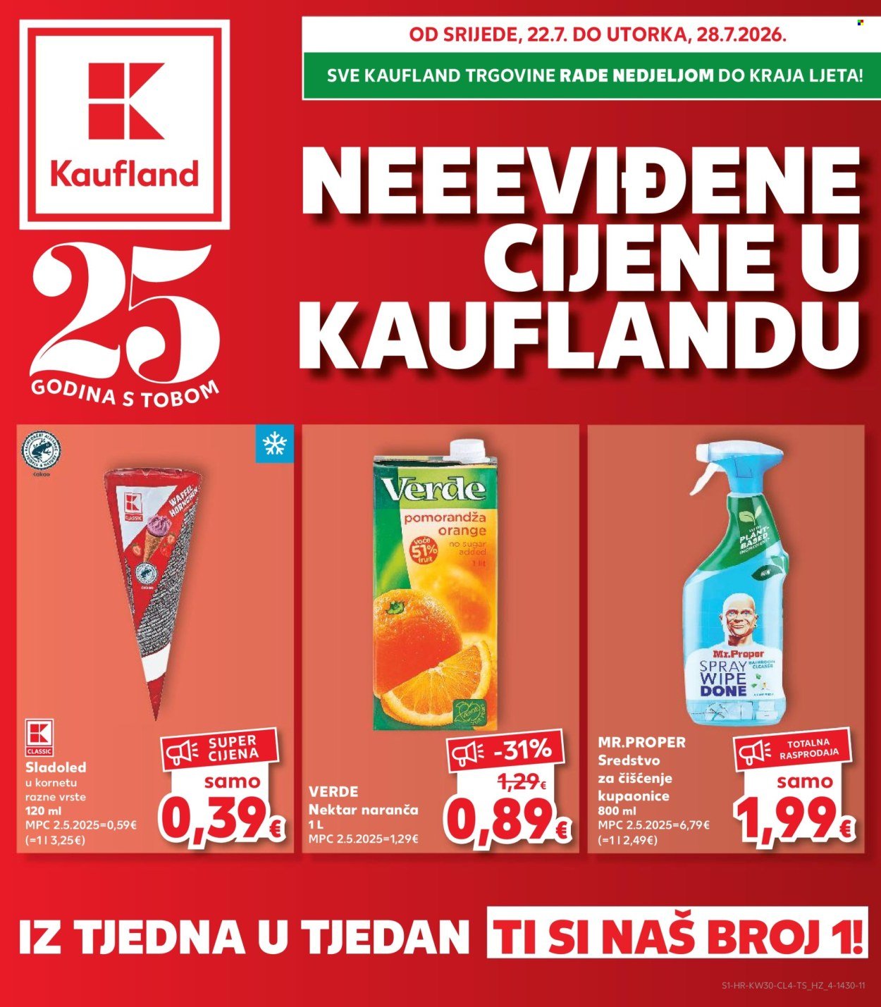 KAUFLAND katalog - Od srijede 22.07.2026.
