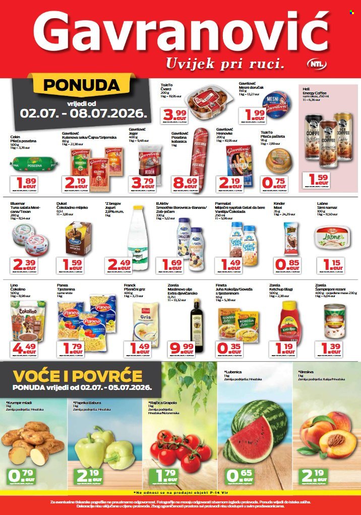 GAVRANOVIĆ katalog - Od četvrtka 02.07.2026.