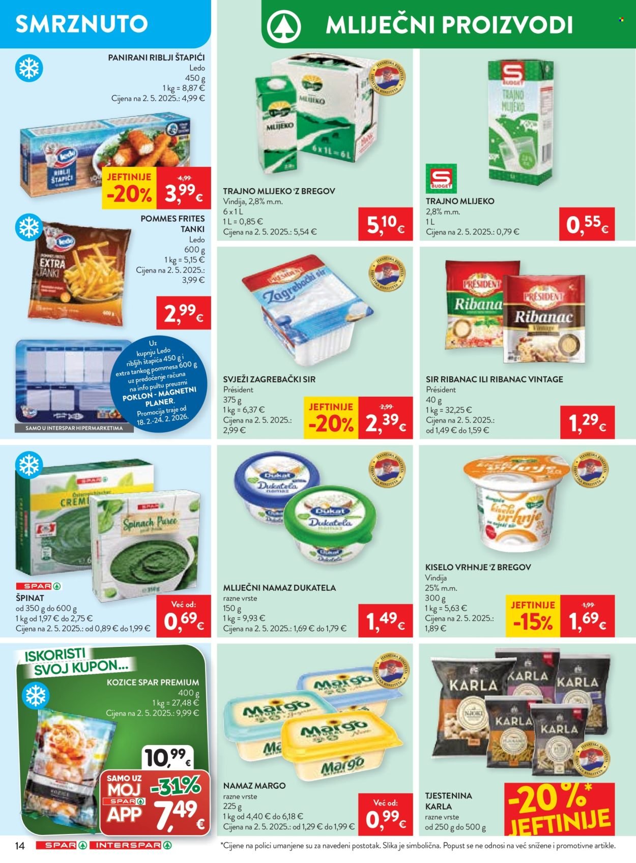 SPAR katalog - Od srijede 18.02.2026.