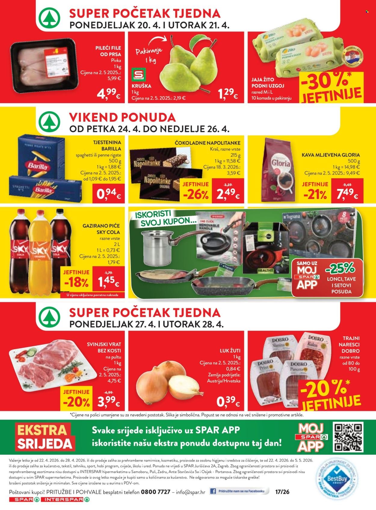 SPAR katalog - Od srijede 22.04.2026.