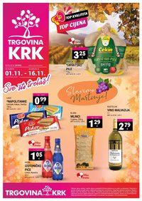 TRGOVINA KRK katalog - Od subote 01.11.2025.
